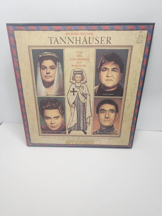 Wagner Tannhauser 1960s Vinyl LP Record Set - Record Sets - Records - Vinyl - LP Records - Vinyl Records - Tannhauser - Wagner Tannhauser