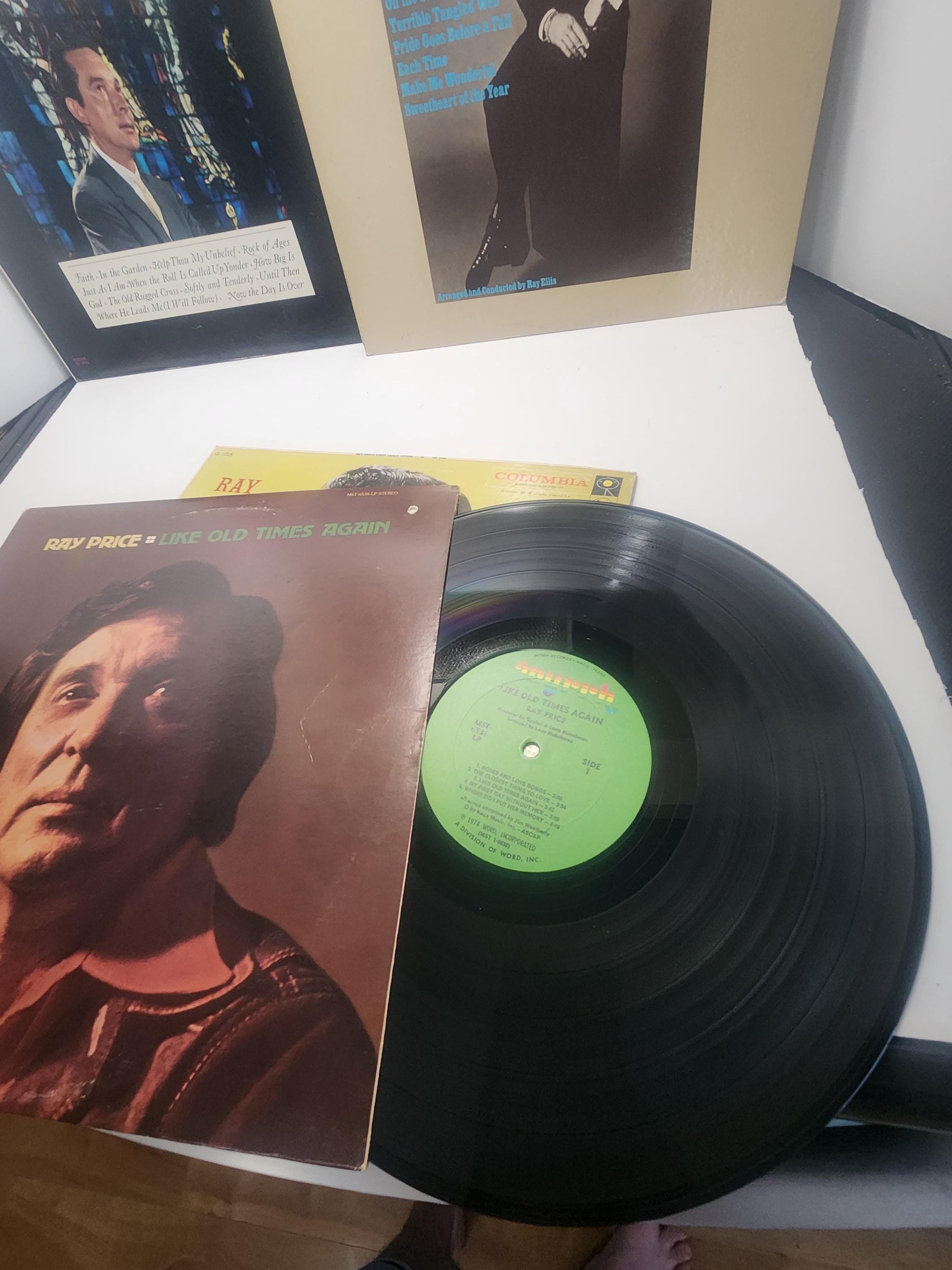 Ray Price 1960s 1970s Vinyl LP Records LOT of 4 - Records - Vinyl Records - Vinyl LP Records - Ray Price - Ray Price Records