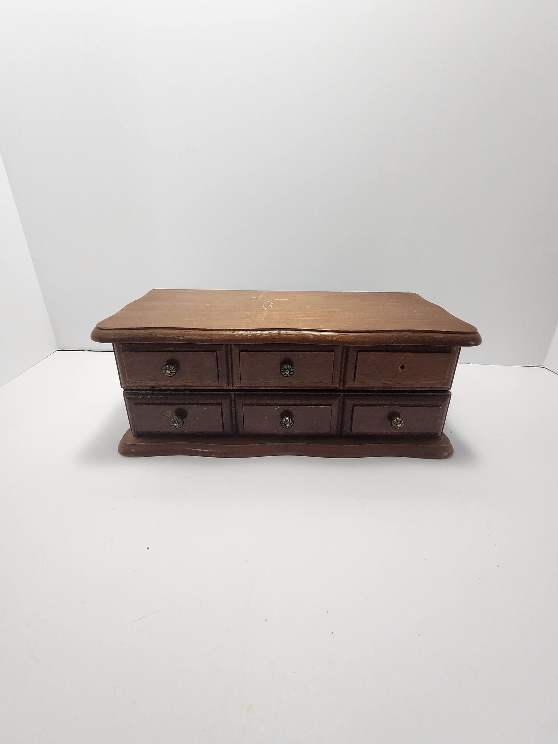 Vintage Centurion Wooden 1990s Jewelry Box - Jewelry - Jewelry Box - Wooden Box - Mirror - Gift For Women - Wooden Jewelry Box