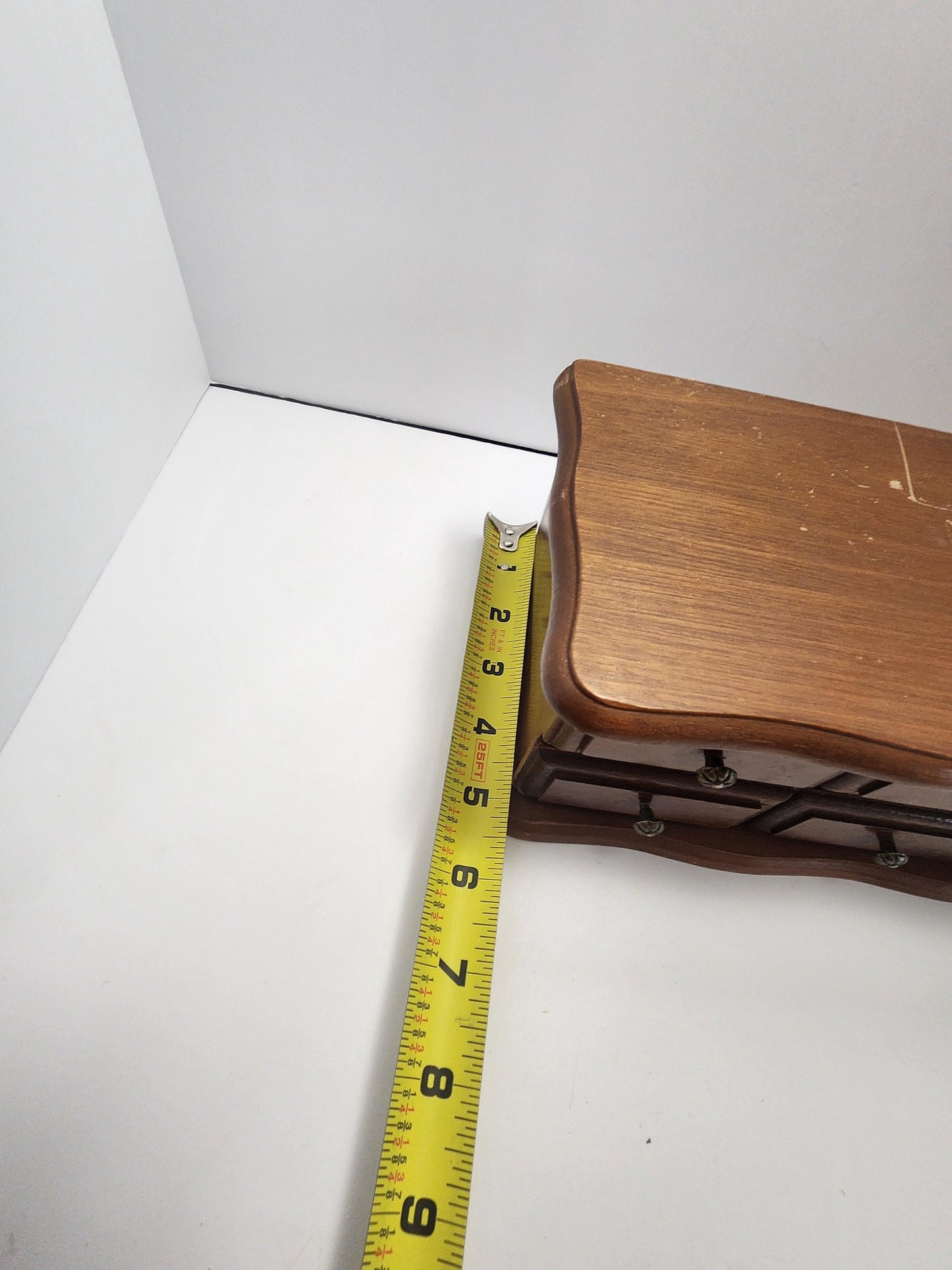 Vintage Centurion Wooden 1990s Jewelry Box - Jewelry - Jewelry Box - Wooden Box - Mirror - Gift For Women - Wooden Jewelry Box