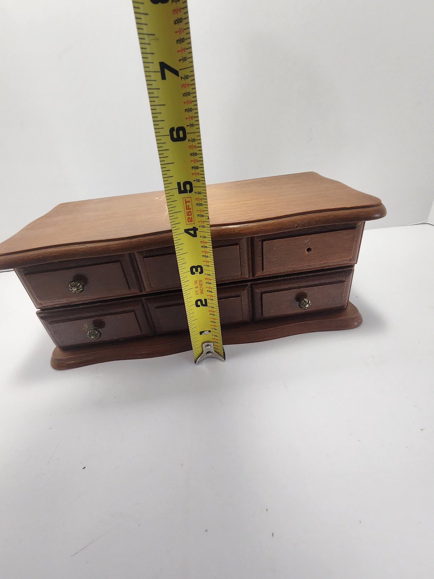 Vintage Centurion Wooden 1990s Jewelry Box - Jewelry - Jewelry Box - Wooden Box - Mirror - Gift For Women - Wooden Jewelry Box