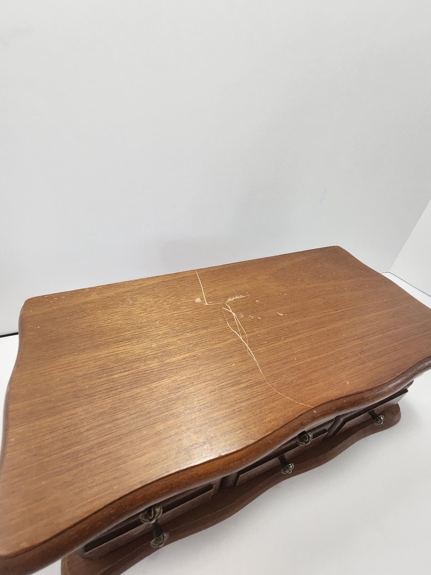 Vintage Centurion Wooden 1990s Jewelry Box - Jewelry - Jewelry Box - Wooden Box - Mirror - Gift For Women - Wooden Jewelry Box