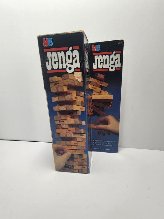 Jenga 1986 Orginal Game By Milton Bradley - Jenga - Games - Family Games - Party Games - Family Game Night - Milton Bradley - 1980s