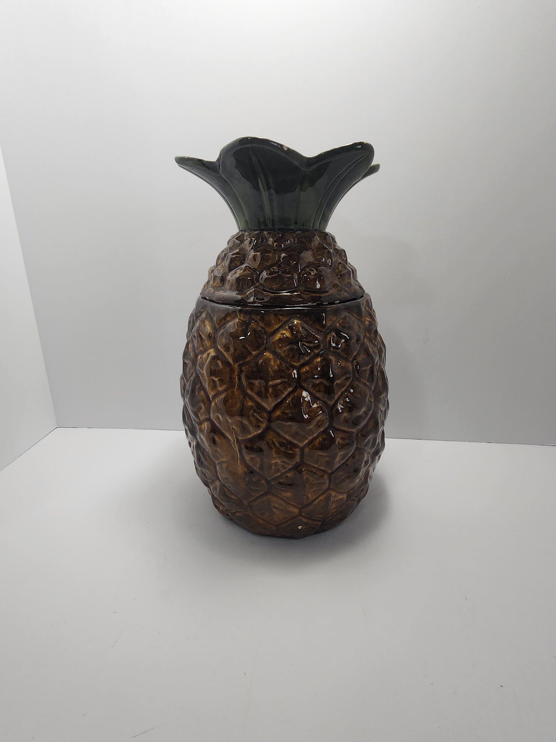 Ceramic Pinneapple Vintage Cookie Jar - Pinneapple - Pinneapple Decor - Fruit - Cookies - Cookie Jar - Kitchen - Kitchen -Decor - Baking