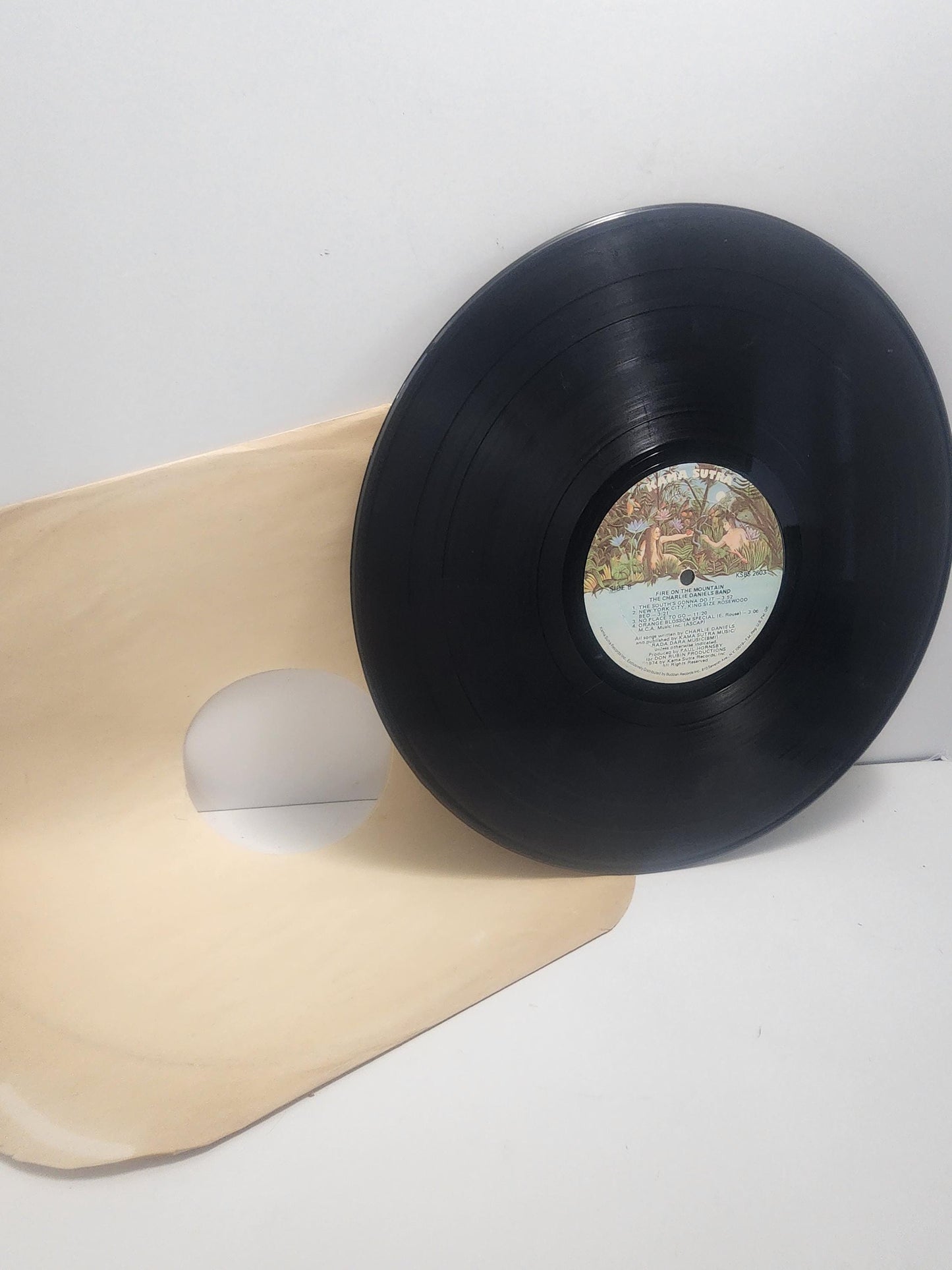 Kama Sutra Fire On The Mountain By Charlie Daniel's Band 1960s Vinyl Record - Records - LP Records - Vinyl - Vinyl Records - Kama Sutra