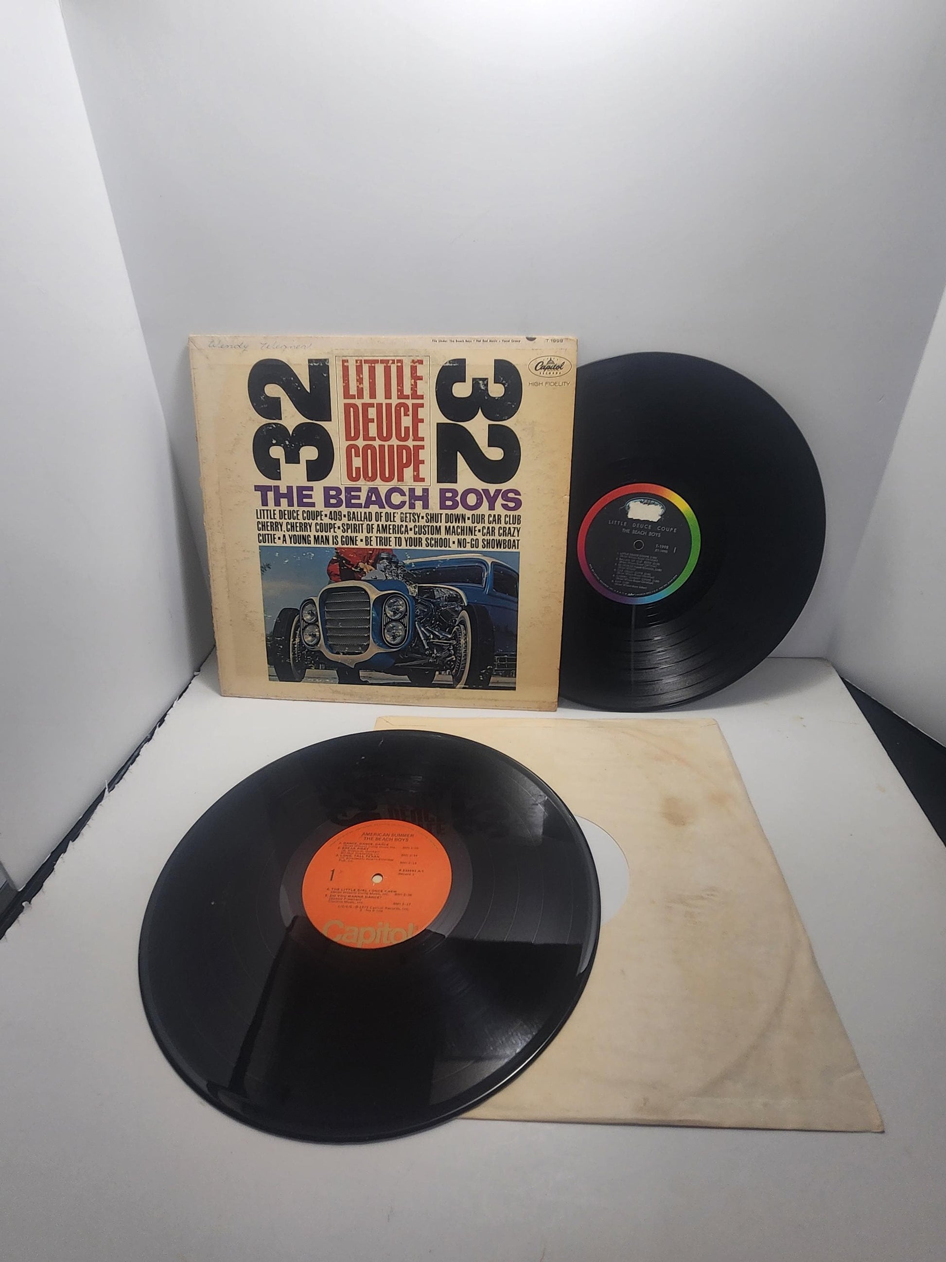 The Beach Boys 1970s Little Deuce Coupe Vinyl Record - The Beach Boys - Beach Boys - Little Deuce - Vinyl - LP Records - Records