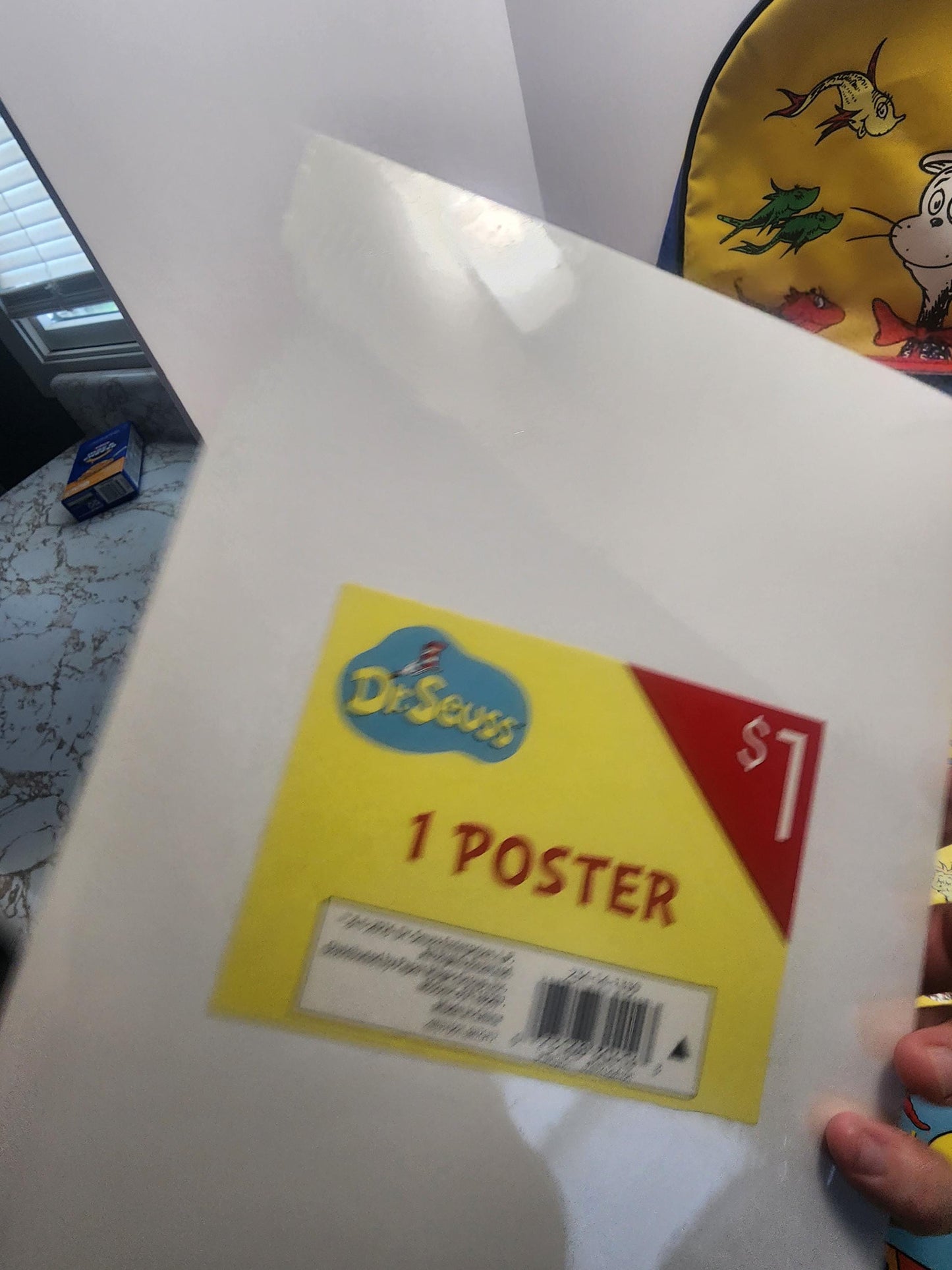 Vintage Classic 1997 Dr Suess Cat In The Hat Small Bookbag Gift Set - Dr Seuss - Bookbag - Dr Seuss Bookbag - Vintage Bags