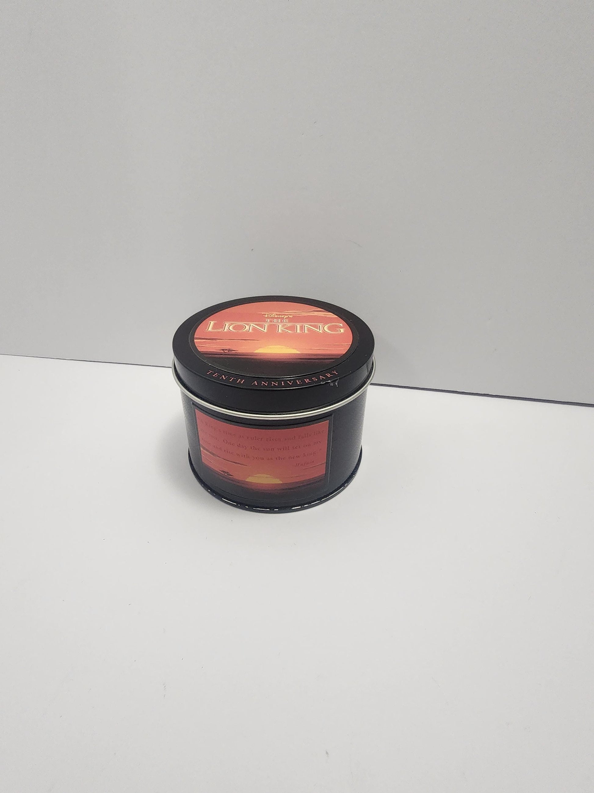 The Lion King Vintage 10th Anniversary Collectable Tin - Tins - Collectable Tins - Vintage Tins - The Lion King - Disney - Anniversary