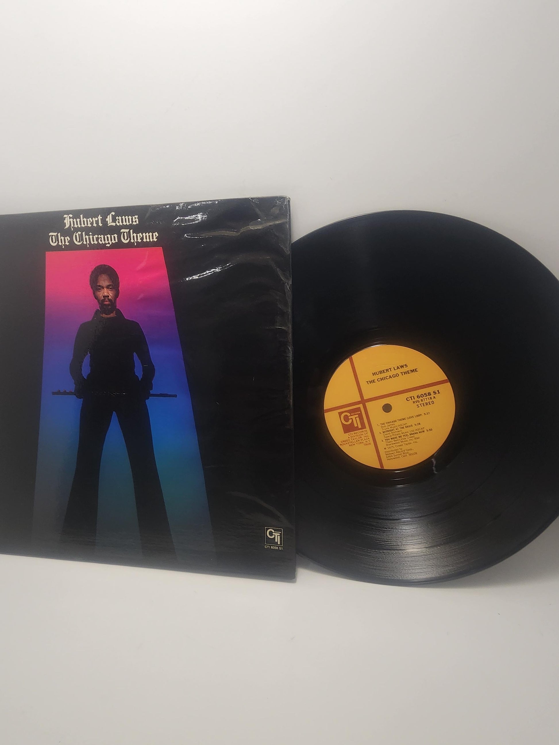 1970s Vintage Hubert Laws The Chicago Theme Vinyl LP Record - Records - Music - Vinyl - LP - LP Records - Hubert Laws - The Chicago Theme