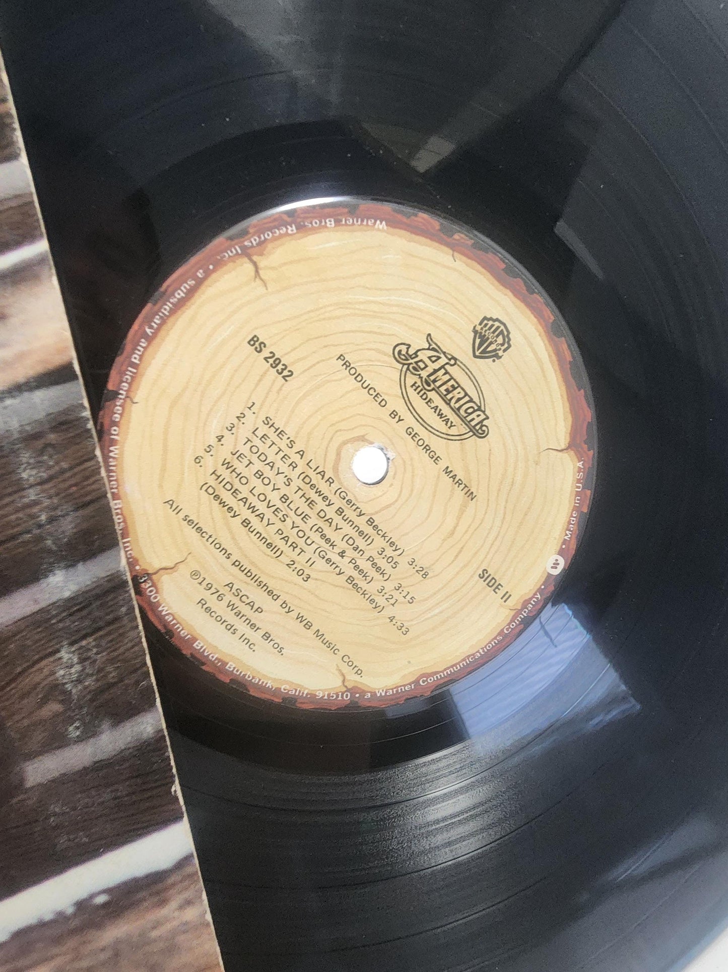 1976 America Hearts & Hideaway Vinyl Record LOT Of 2 - America - America Records - America Music - Music - LP - Lp Records - Vinyl Records