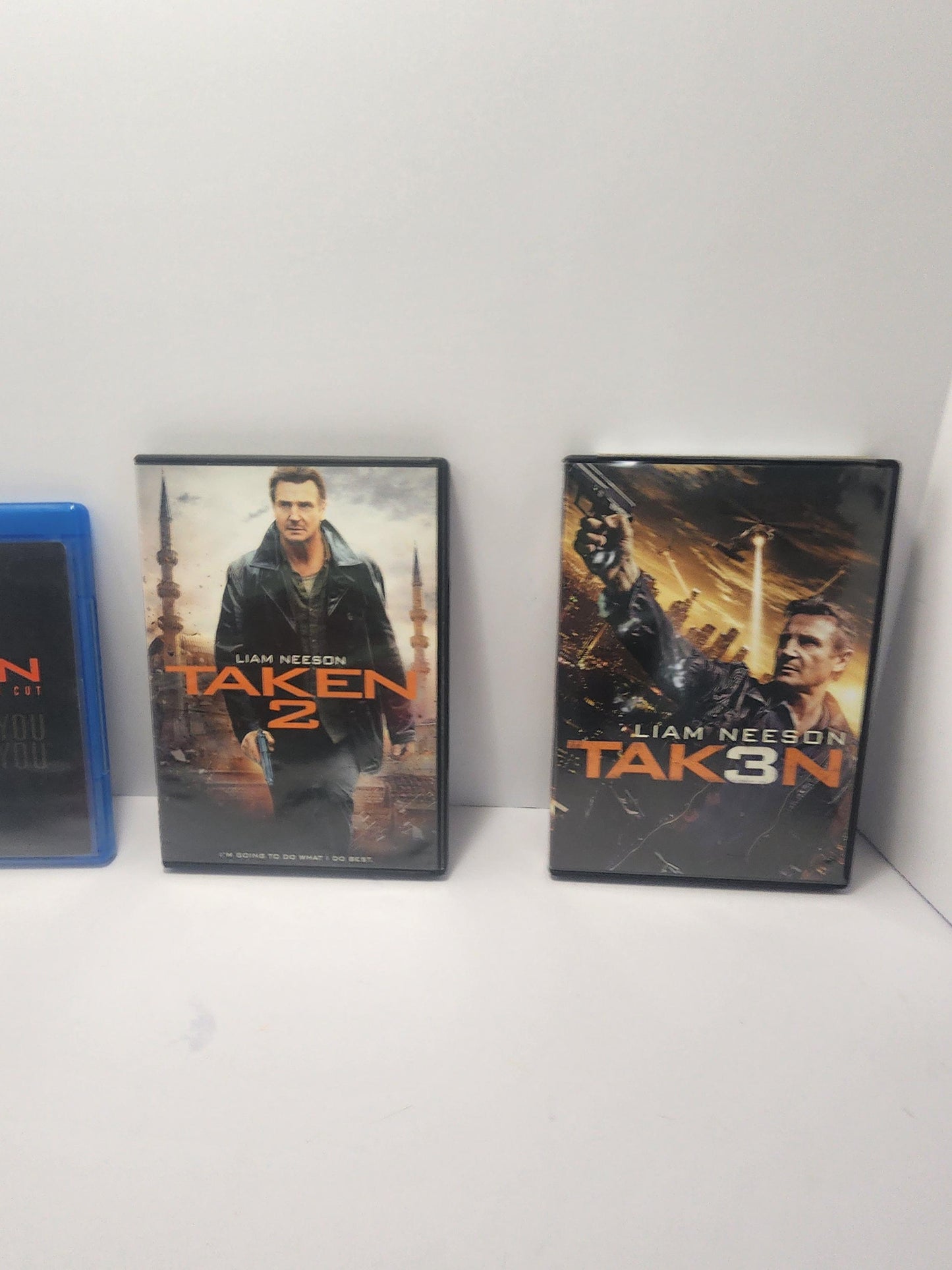 Liam Neeson Taken 1 2 3 Full Collection With 1 Blue Ray - Liam Neeson - Taken - Taken Movie - Movies - Movie Set - Dvds - Blueray - Movies