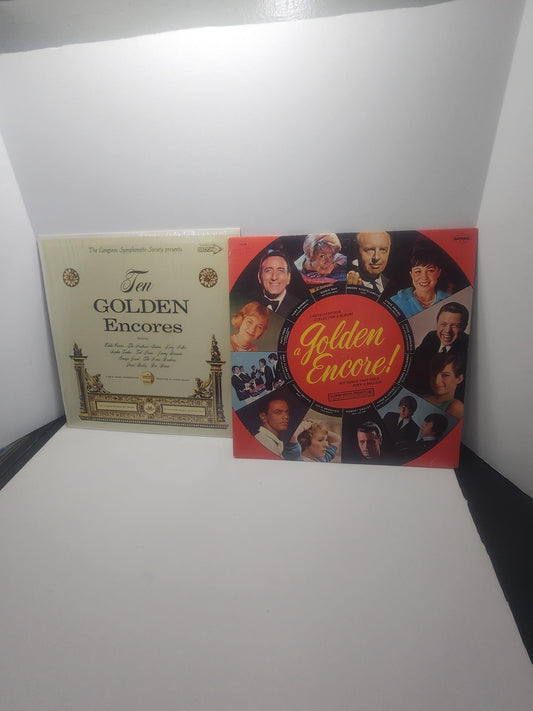 Golden Encore Vintage 1970s Vinyl LP Records LOT Of 2 - Golden Encore - Vinyl - LPs - LP Records - Vinyl - Records