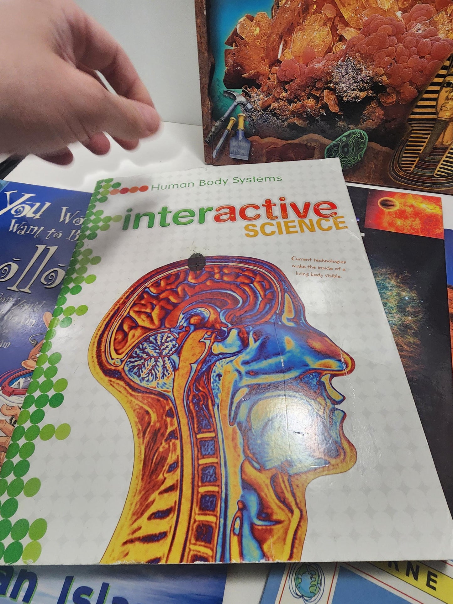 Interactive Science, Space, Minerals Children's Books LOT Of 10 - Minerals - Mineral Books - Space - Science - Science Books - Book Lot