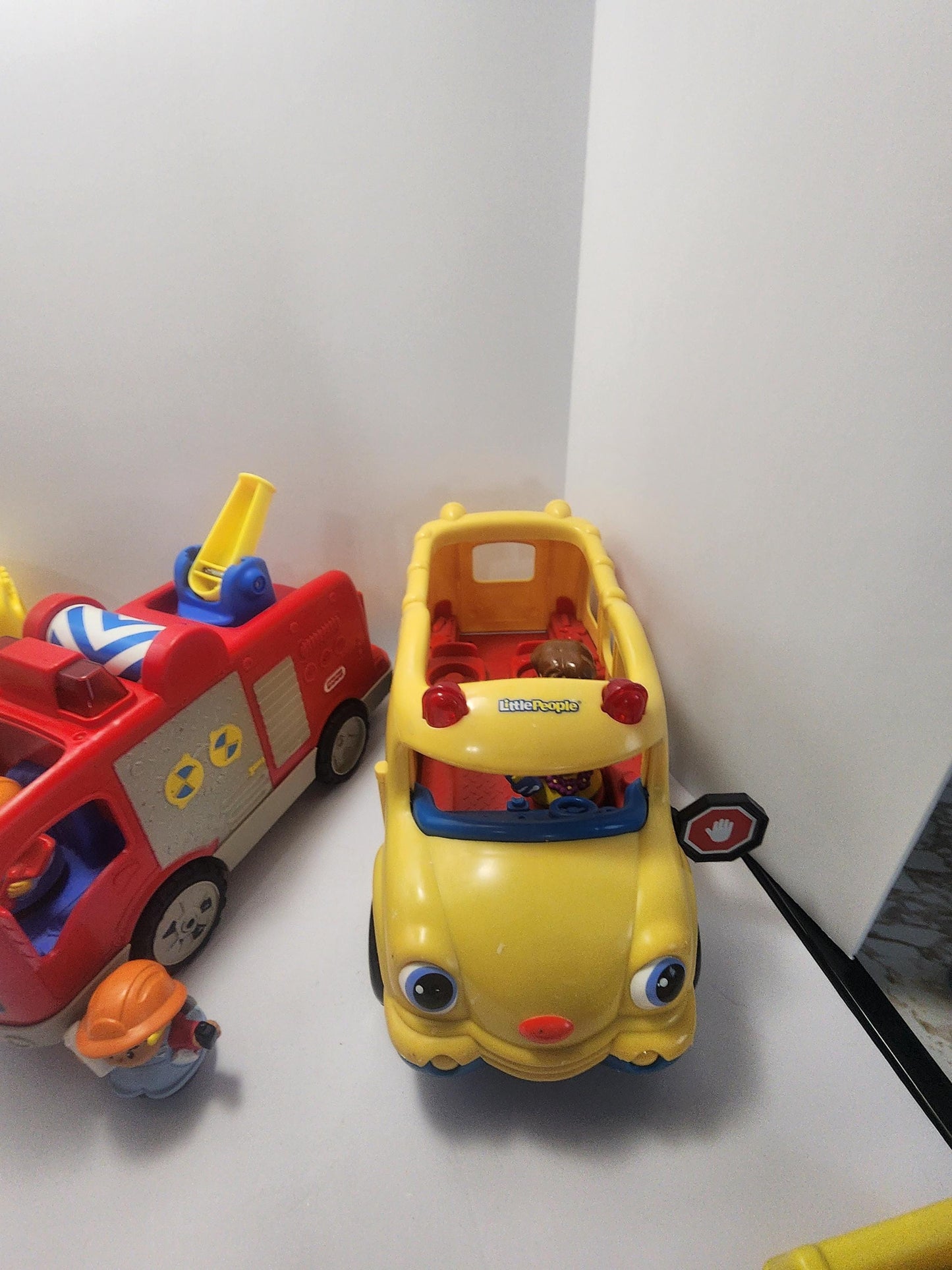 Fisher Price Vintage Little People Vehicles & Playsets - Pretend Play - School Bus - Little People - Fisher Price - Firetruck - Construction