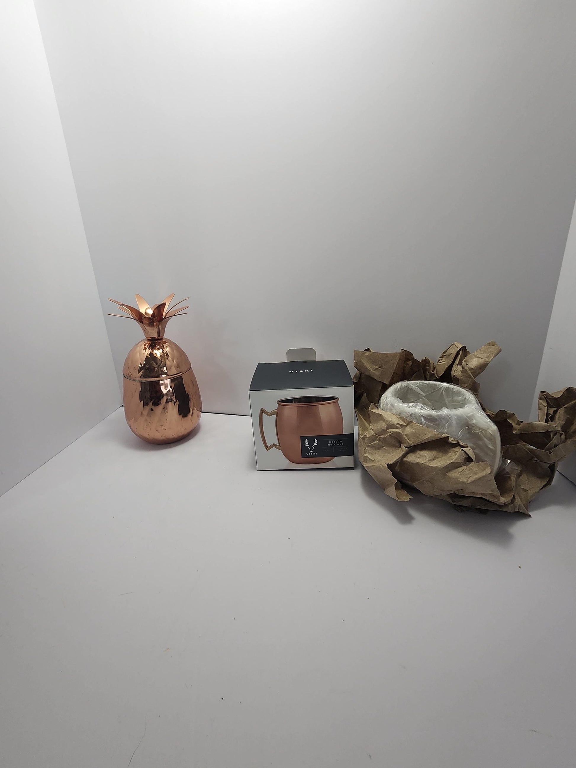 Moscow Mule Mug and Pinnapple Cups - Moscow Mule - Copper - Copper Mug - Moscow Mule Gifts - Barware - Drinkware - Mugs