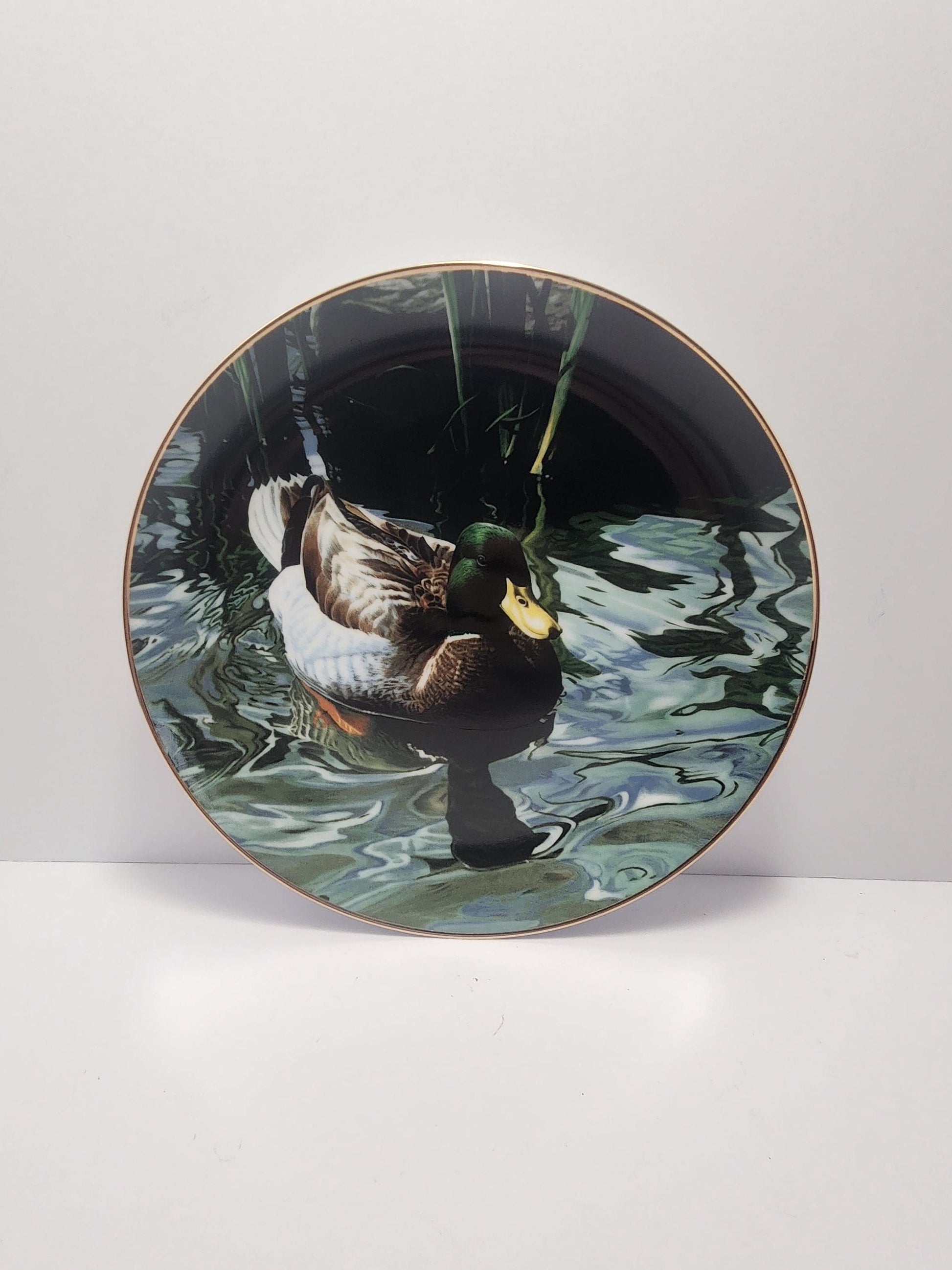 Beautiful Mallard Duck Collectable Plate From The Hamilton Collection - Collectable Plates - Plates - Hamilton Collection - Waterfowl - Duck