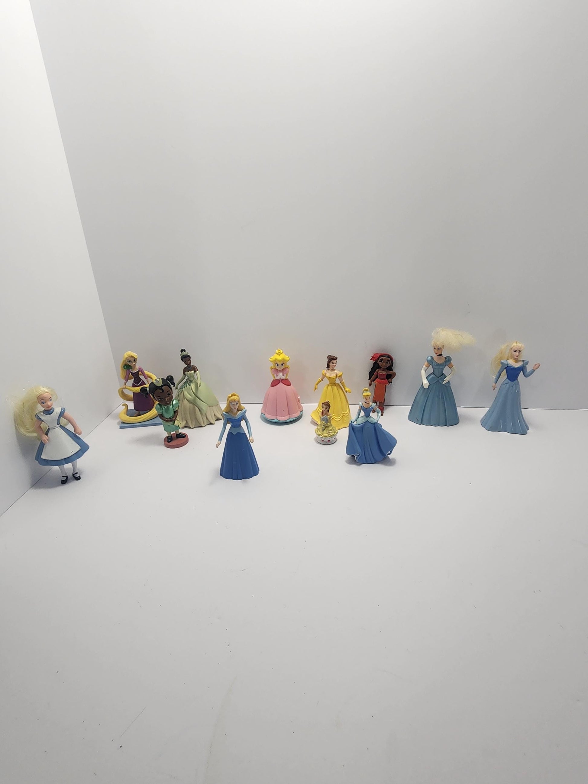 Disney Princess Character Action Figures - Princess - Disney - Disney Toys - Disney Princess - Cake Toppers - Girl Toys - Princess Peach