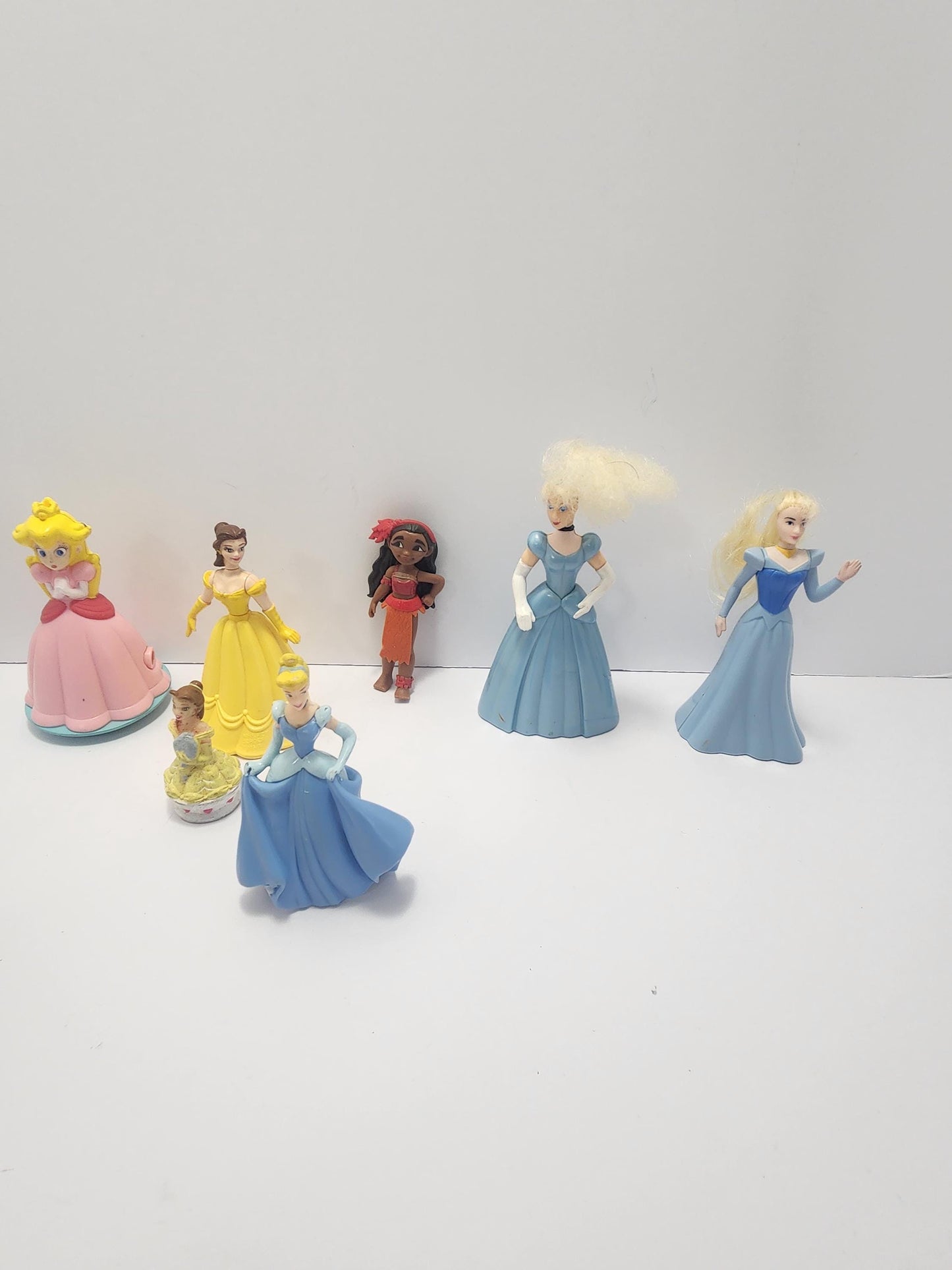 Disney Princess Character Action Figures - Princess - Disney - Disney Toys - Disney Princess - Cake Toppers - Girl Toys - Princess Peach