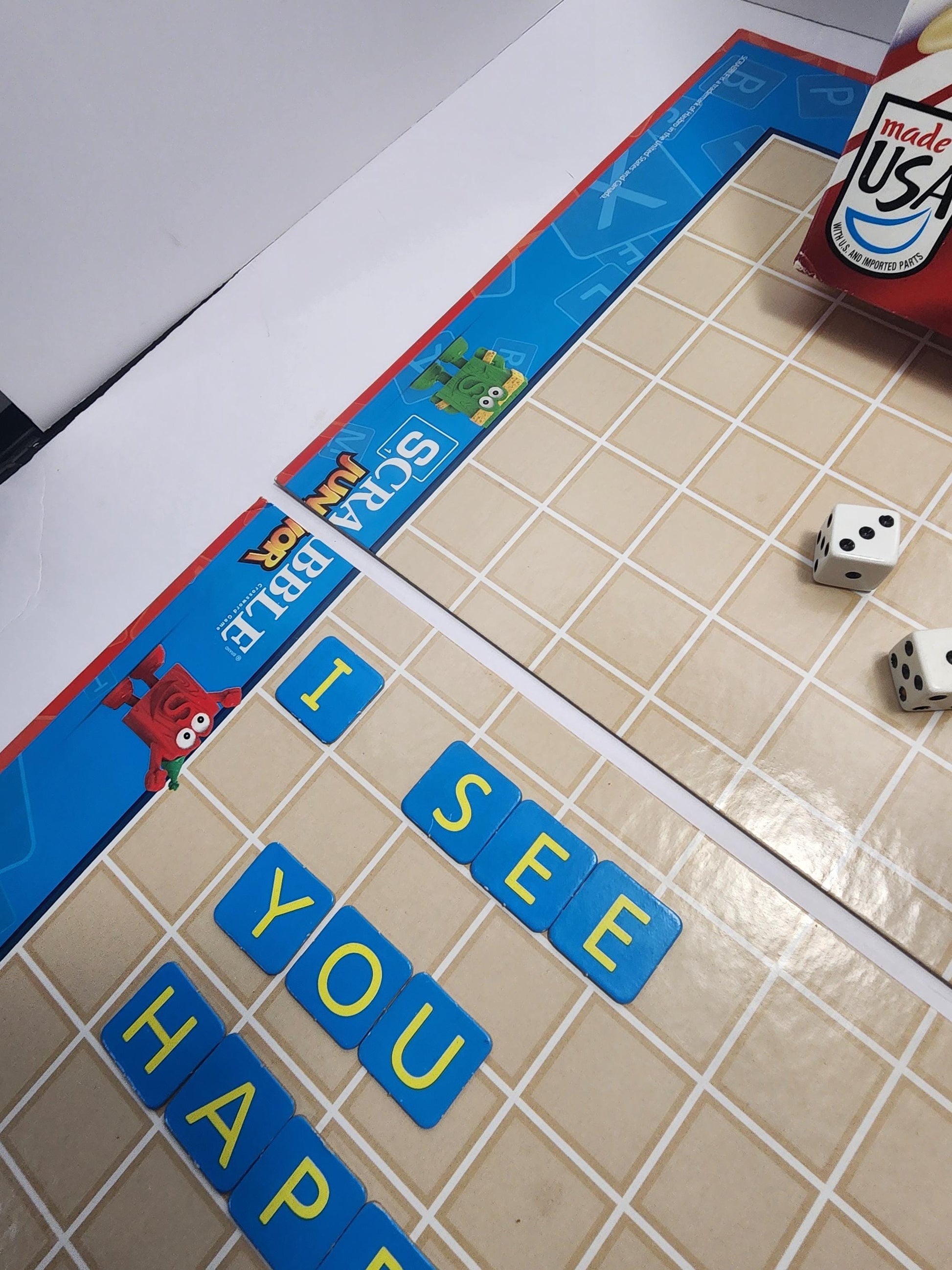 Scrabble Junior By Hasbro Board Game - Hasbro - Hasbro Games - Board Games - Kids Games - Family Games - Family Game Night - Scrabble