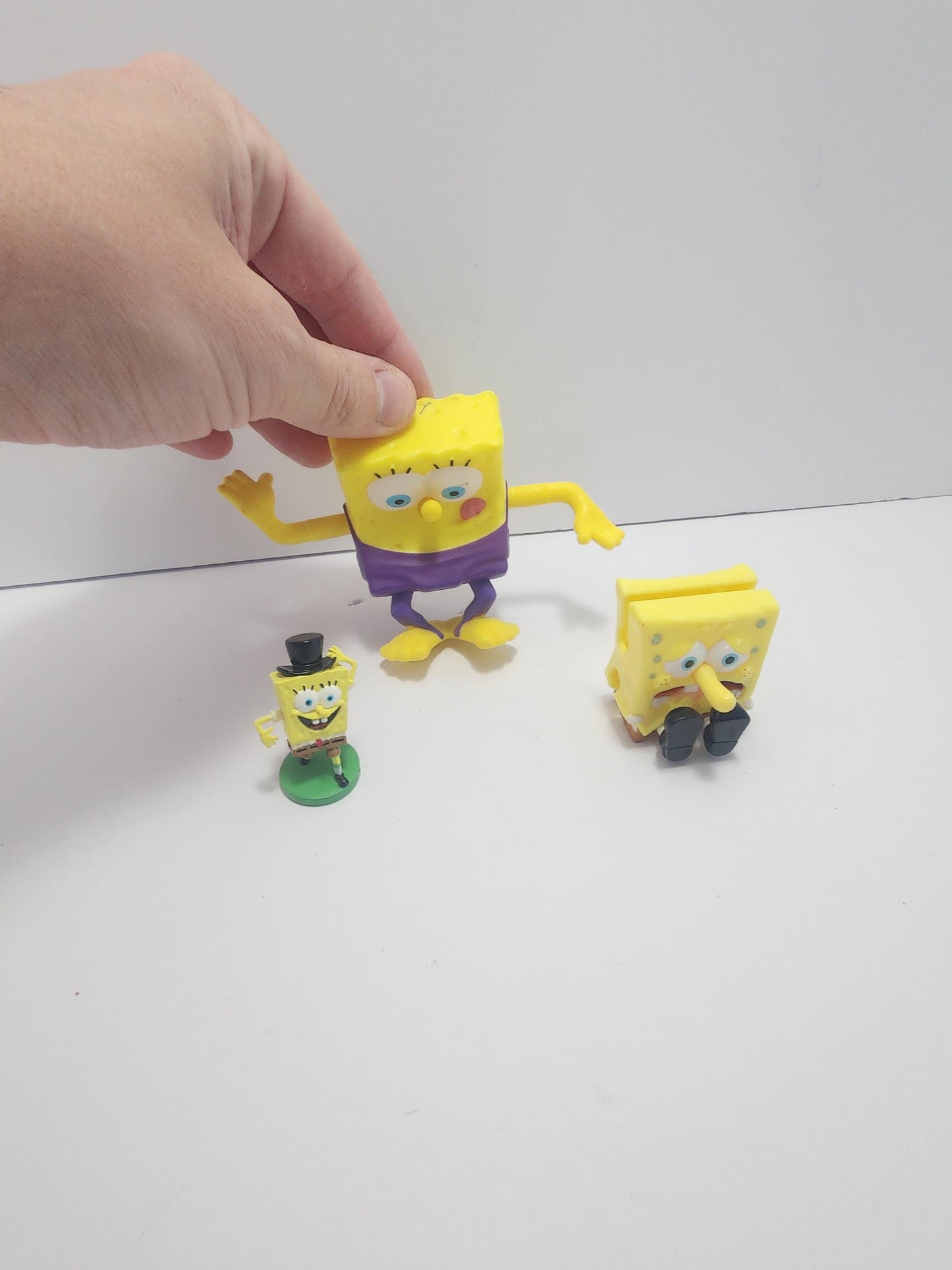 Spongebob SquarePants Nickelodeon Figures LOT Of 3 - Spongebob SquarePants - Nickelodeon - Nickelodeon Toys - Spongebob Toys - Spongebob