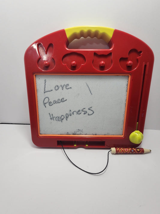 Magic Draw & Erase Kids Pretend Play Board - Drawing - Kids Toys - Games - Vintage Toys - Sketch - Pretend Play