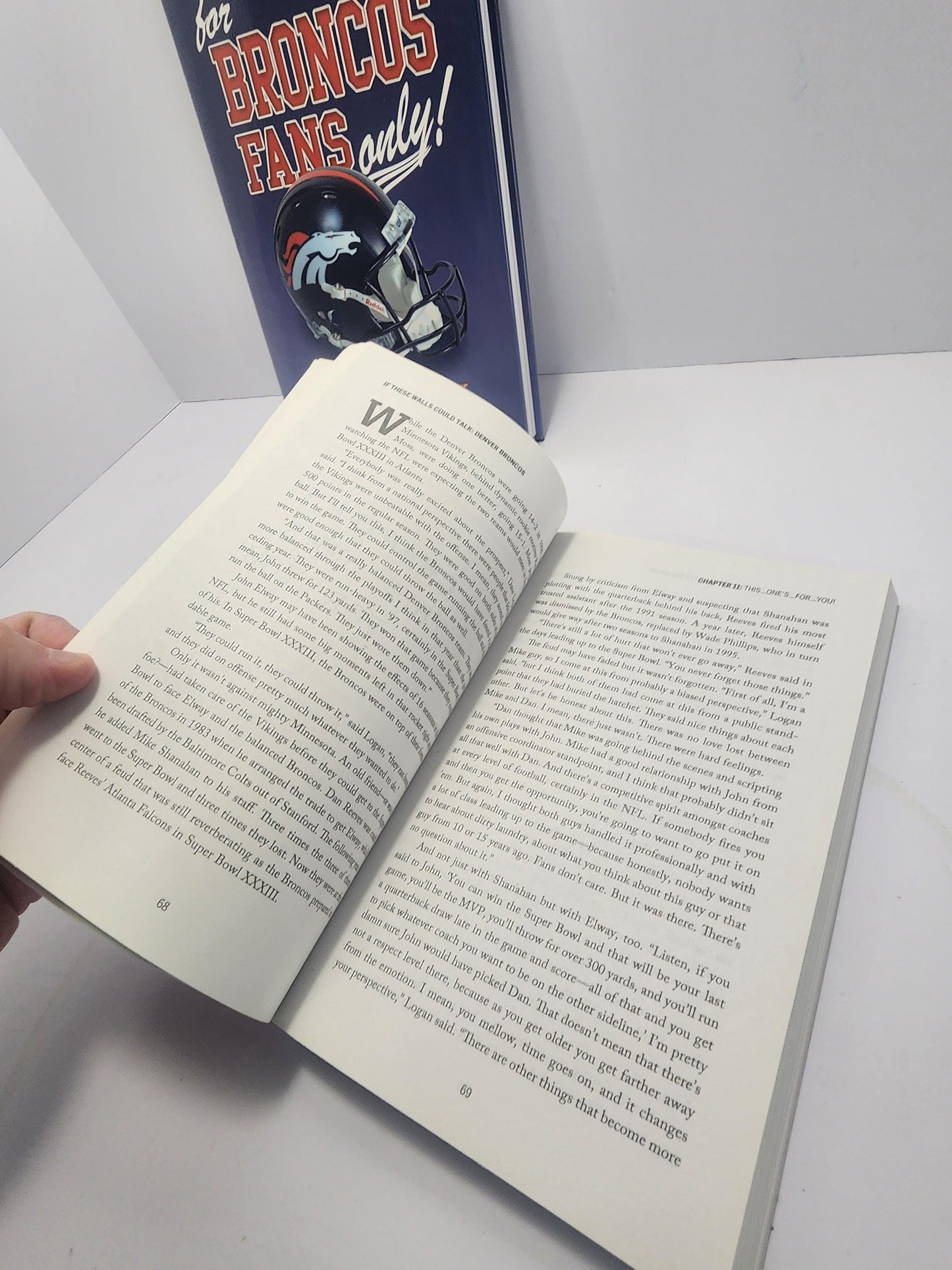 Denver Broncos Vintage Books LOT Of 2 - Nfl - Nfl Gifts - Denver Broncos - Denver Broncos Fans - Denver Broncos Gift - Sports Books