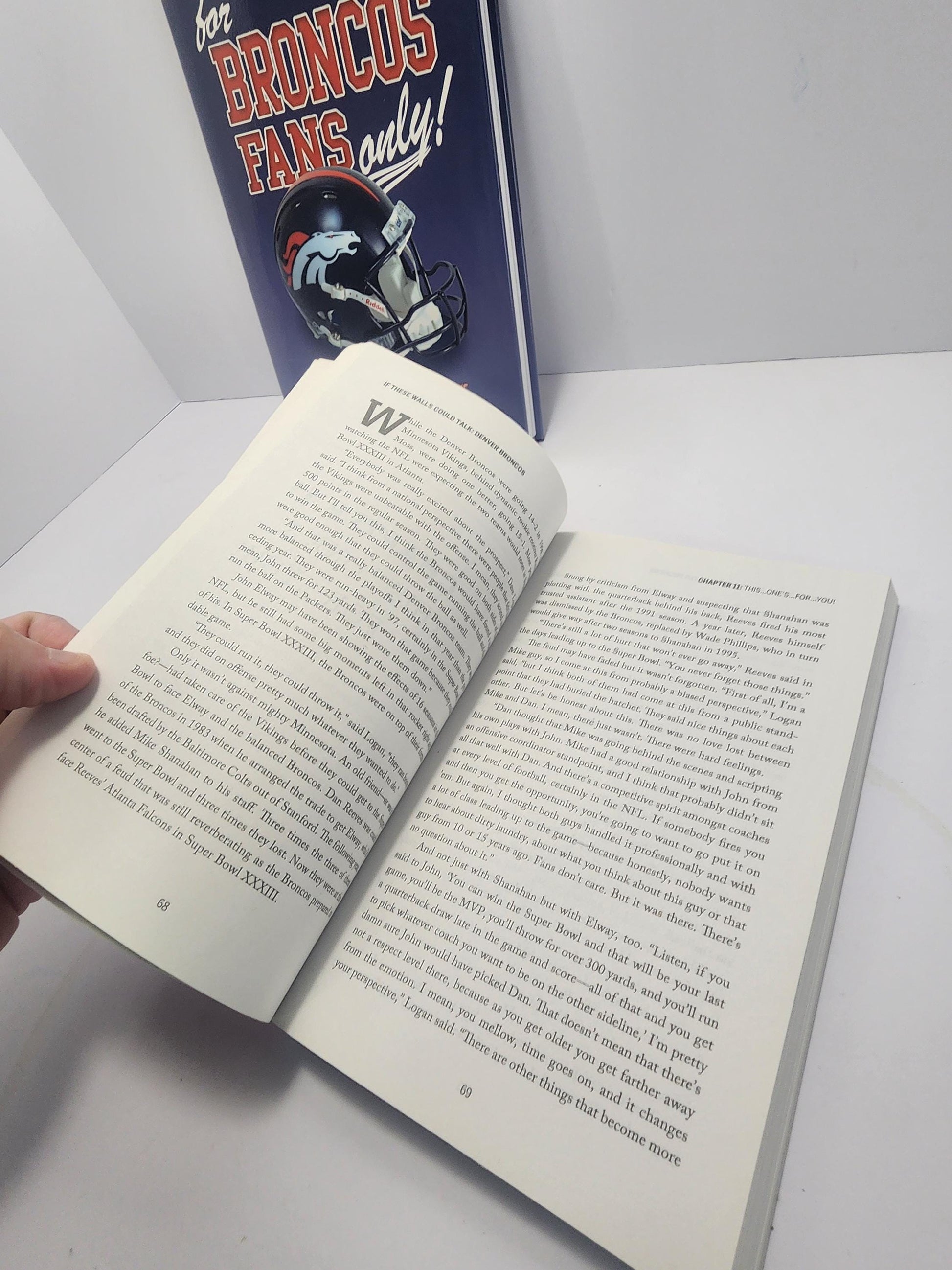 Denver Broncos Vintage Books LOT Of 2 - Nfl - Nfl Gifts - Denver Broncos - Denver Broncos Fans - Denver Broncos Gift - Sports Books