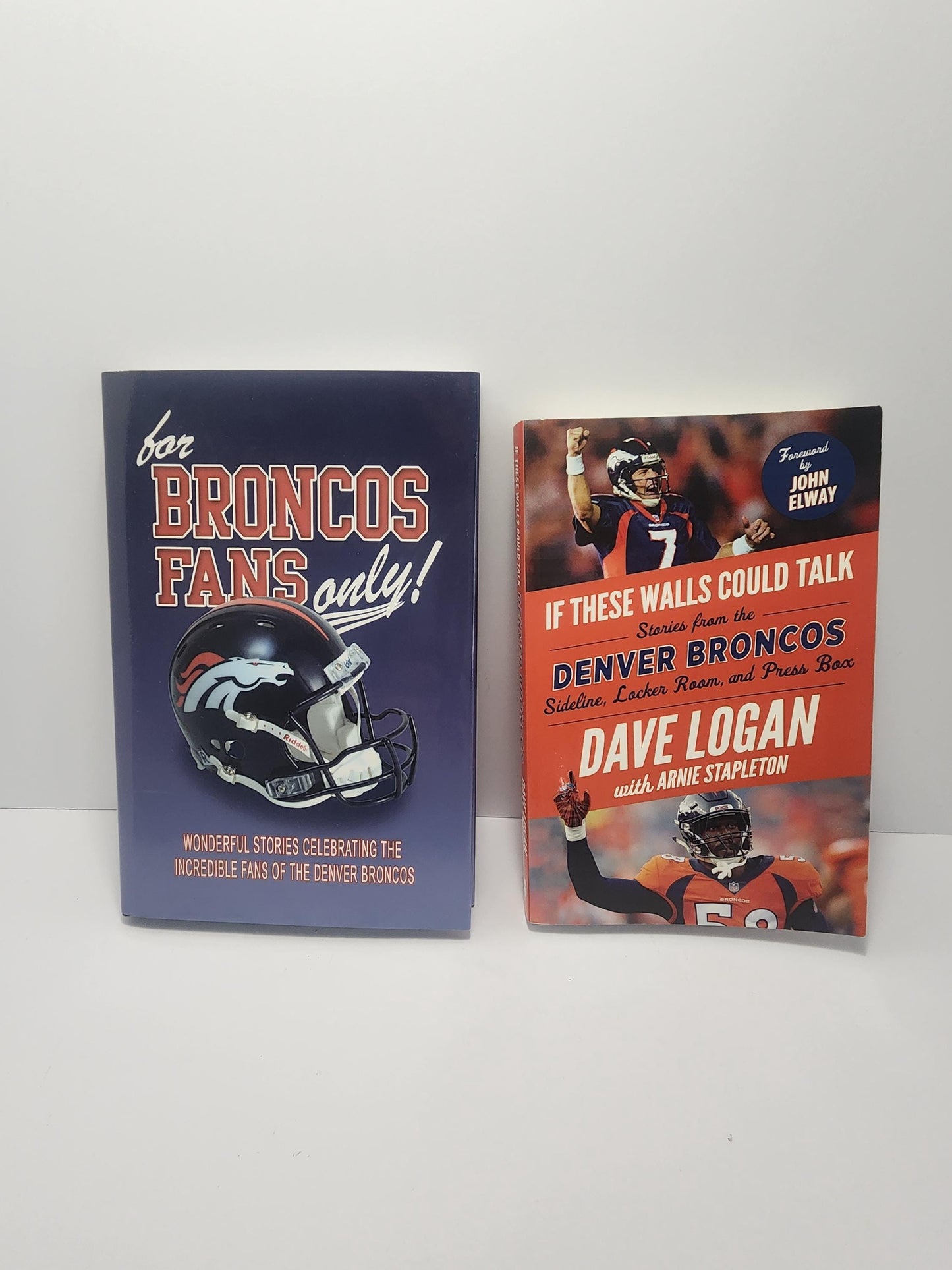 Denver Broncos Vintage Books LOT Of 2 - Nfl - Nfl Gifts - Denver Broncos - Denver Broncos Fans - Denver Broncos Gift - Sports Books