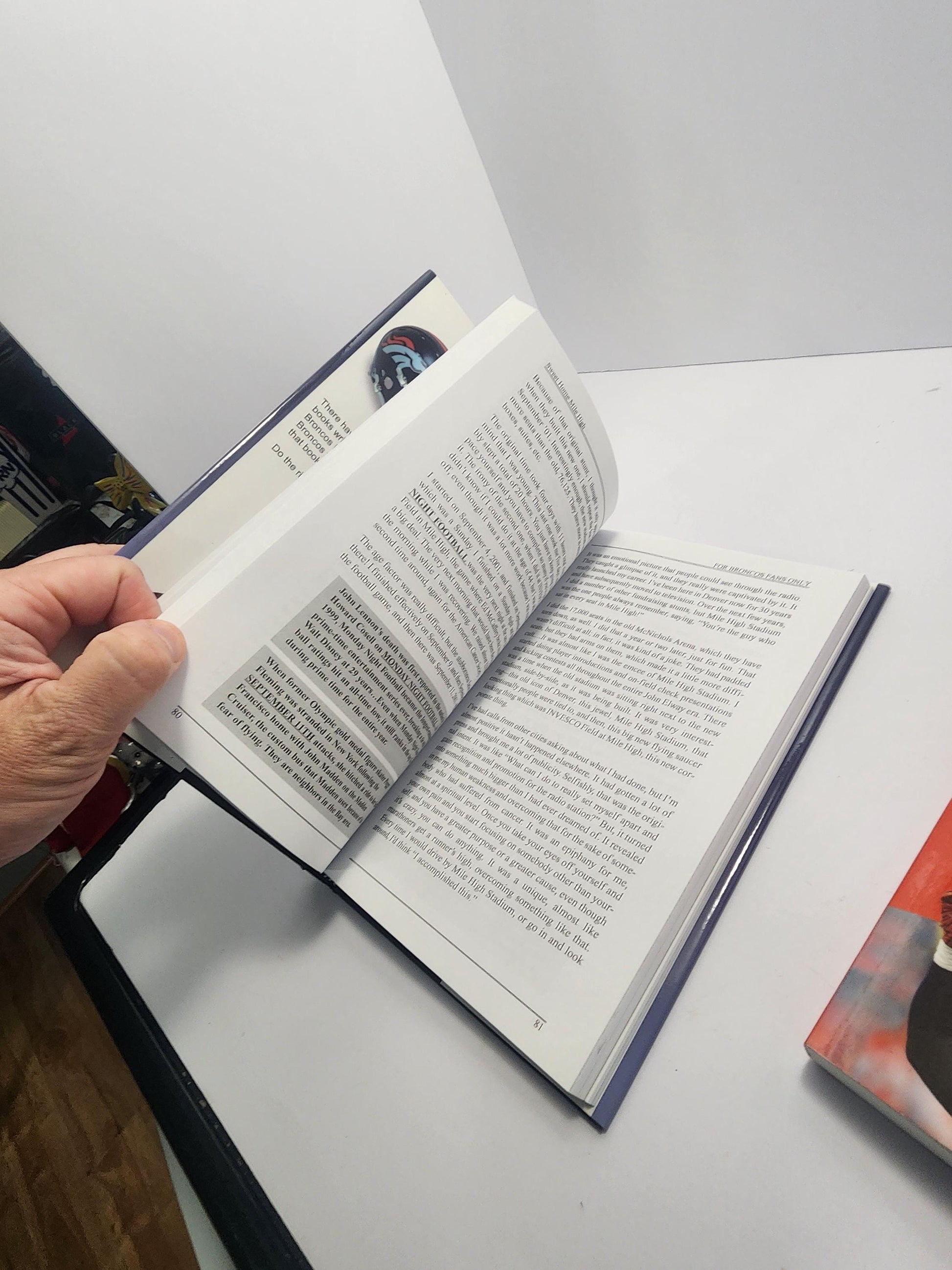 Denver Broncos Vintage Books LOT Of 2 - Nfl - Nfl Gifts - Denver Broncos - Denver Broncos Fans - Denver Broncos Gift - Sports Books