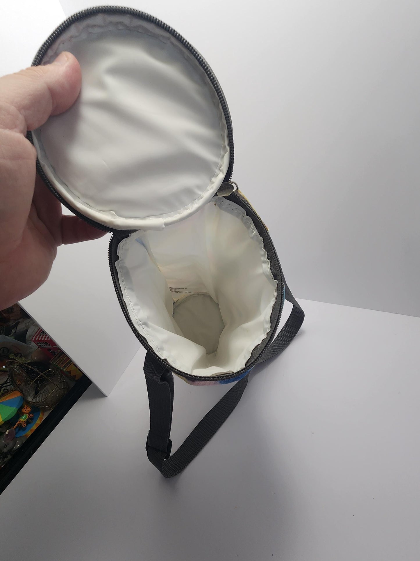 Tie Die Rainbox Colored Wine Cooler Insulated Bag - Bags - Wine - Wine Gift - Wine Cooler - Lunchbag - Tie Die - Rainbow