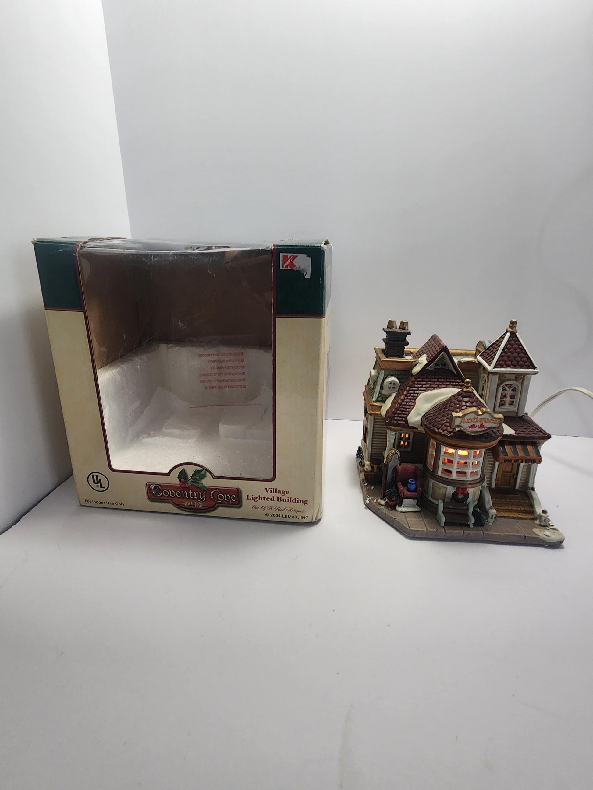 1990s Coventry Cove Antiques Village Lighted House - Coventry Cove - Lighted Houses - Christmas Village - Christmas - Light Houses - Decor