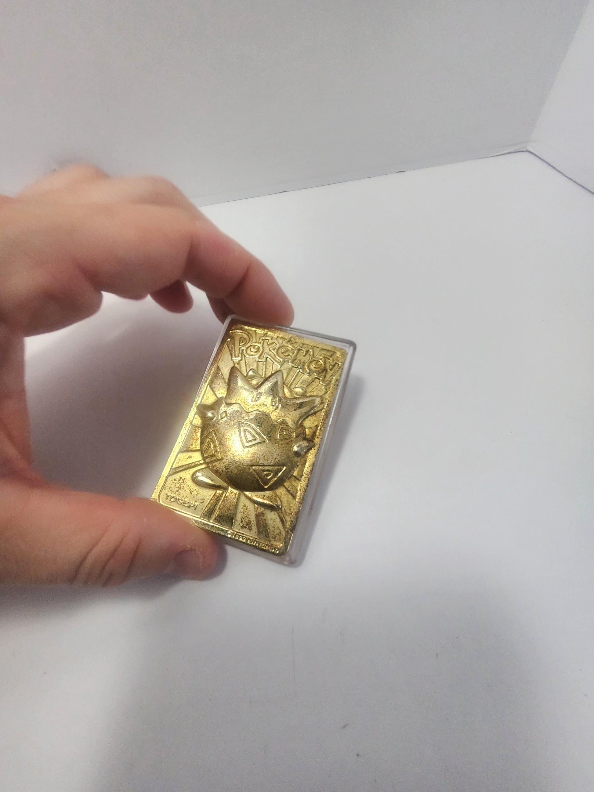 Pokemon Togepi 24k Gold Card OR Pikachu Gigantimax Collectable Pin - Collectable Pins - Pikachu - Togepi - 24k Gold - Pokemon Cards - Toys