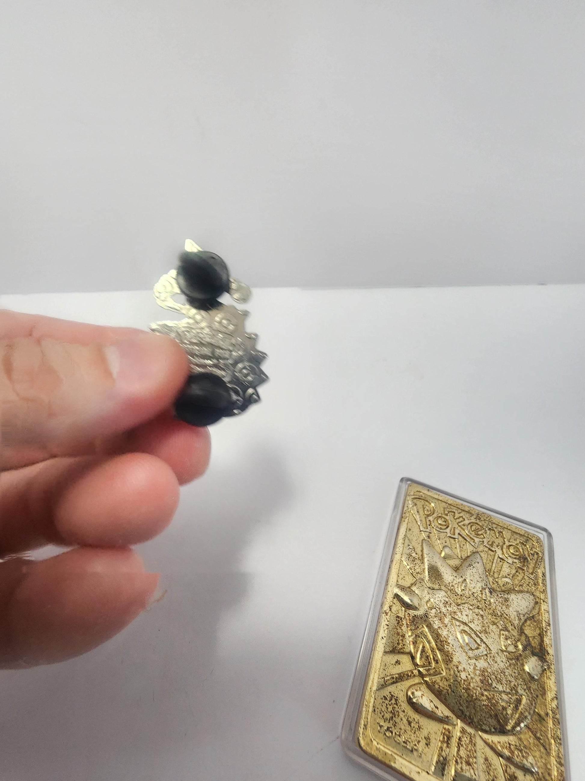 Pokemon Togepi 24k Gold Card OR Pikachu Gigantimax Collectable Pin - Collectable Pins - Pikachu - Togepi - 24k Gold - Pokemon Cards - Toys