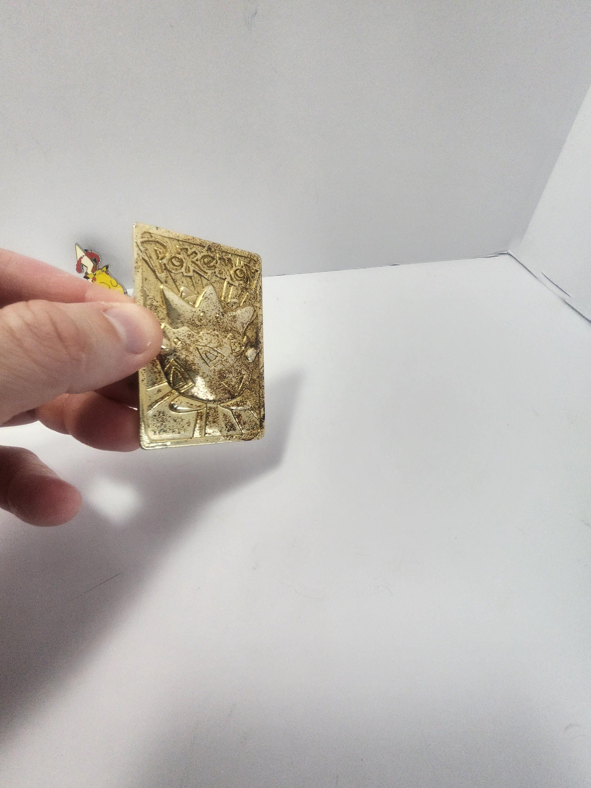 Pokemon Togepi 24k Gold Card OR Pikachu Gigantimax Collectable Pin - Collectable Pins - Pikachu - Togepi - 24k Gold - Pokemon Cards - Toys