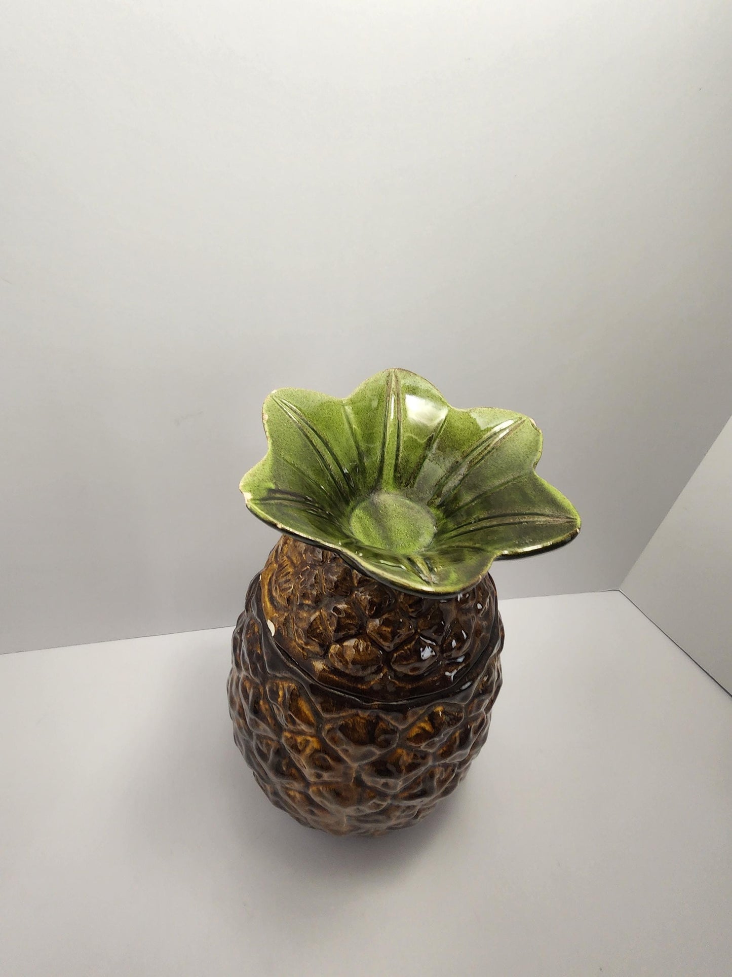 Ceramic Pinneapple Vintage Cookie Jar - Pinneapple - Pinneapple Decor - Fruit - Cookies - Cookie Jar - Kitchen - Kitchen -Decor - Baking