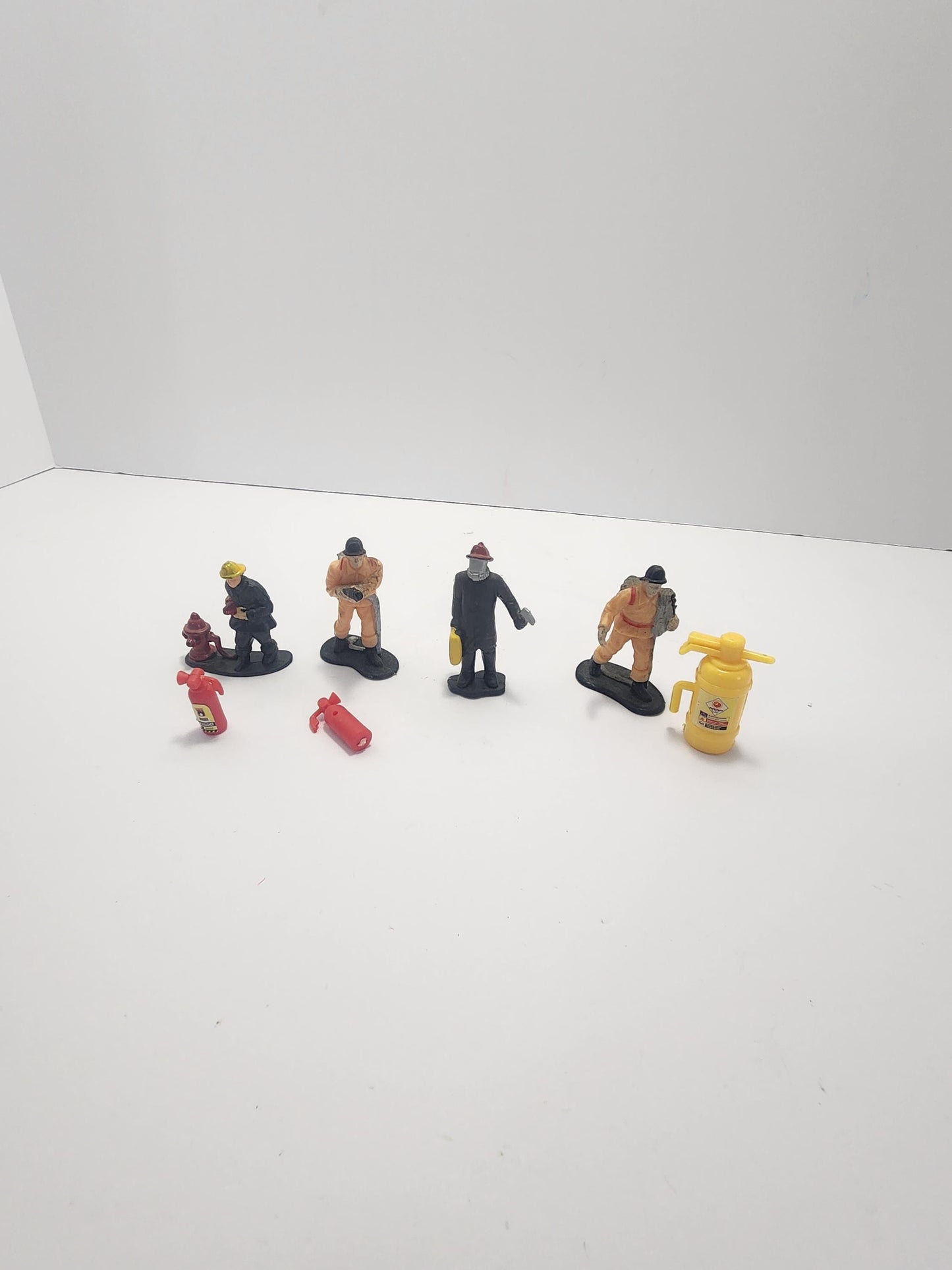 Vintage 1990s Firefighters Figures LOT - Firefighters - Fire Fighters - Fire House Playset - Toys - Heros