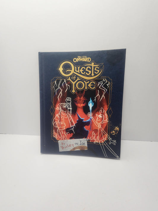 Disney Pixar Onward Quests Of Lore Book - Books - Lore - Wizards - Onward - Onward Toys - Disney - Pixar - Children's Books