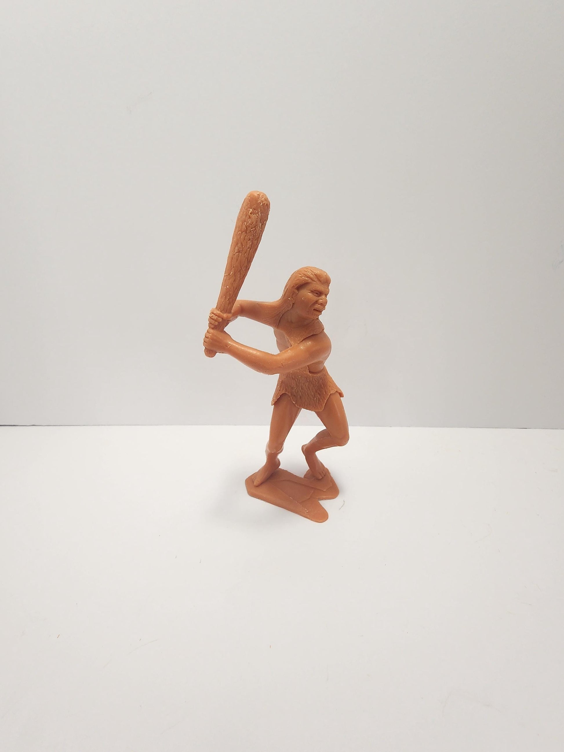 1964 Louis Marx 6.5" Caveman Baseball Figure - Prehistoric - Cavemen - Dinosaurs - MLb - Baseball - Baseball Toys - Cavemen Figures