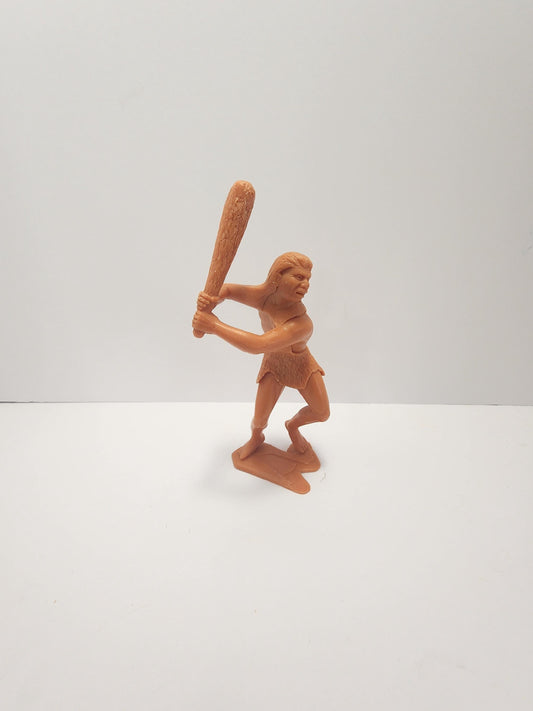 1964 Louis Marx 6.5" Caveman Baseball Figure - Prehistoric - Cavemen - Dinosaurs - MLb - Baseball - Baseball Toys - Cavemen Figures
