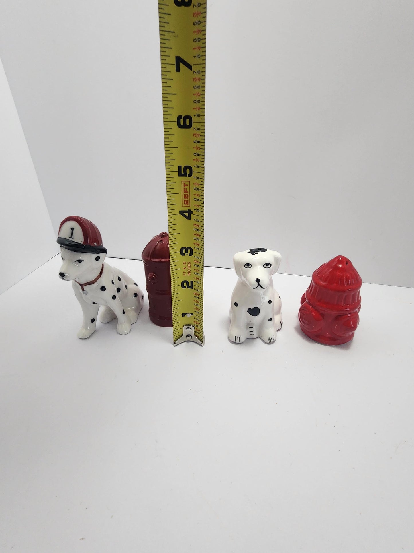 Dalmatians And Fire Hydrant Salt & pepper Shaker Sets - Dalmatians - Fire Hydrant - Fire Fighters - Salt and Pepper - Shakers