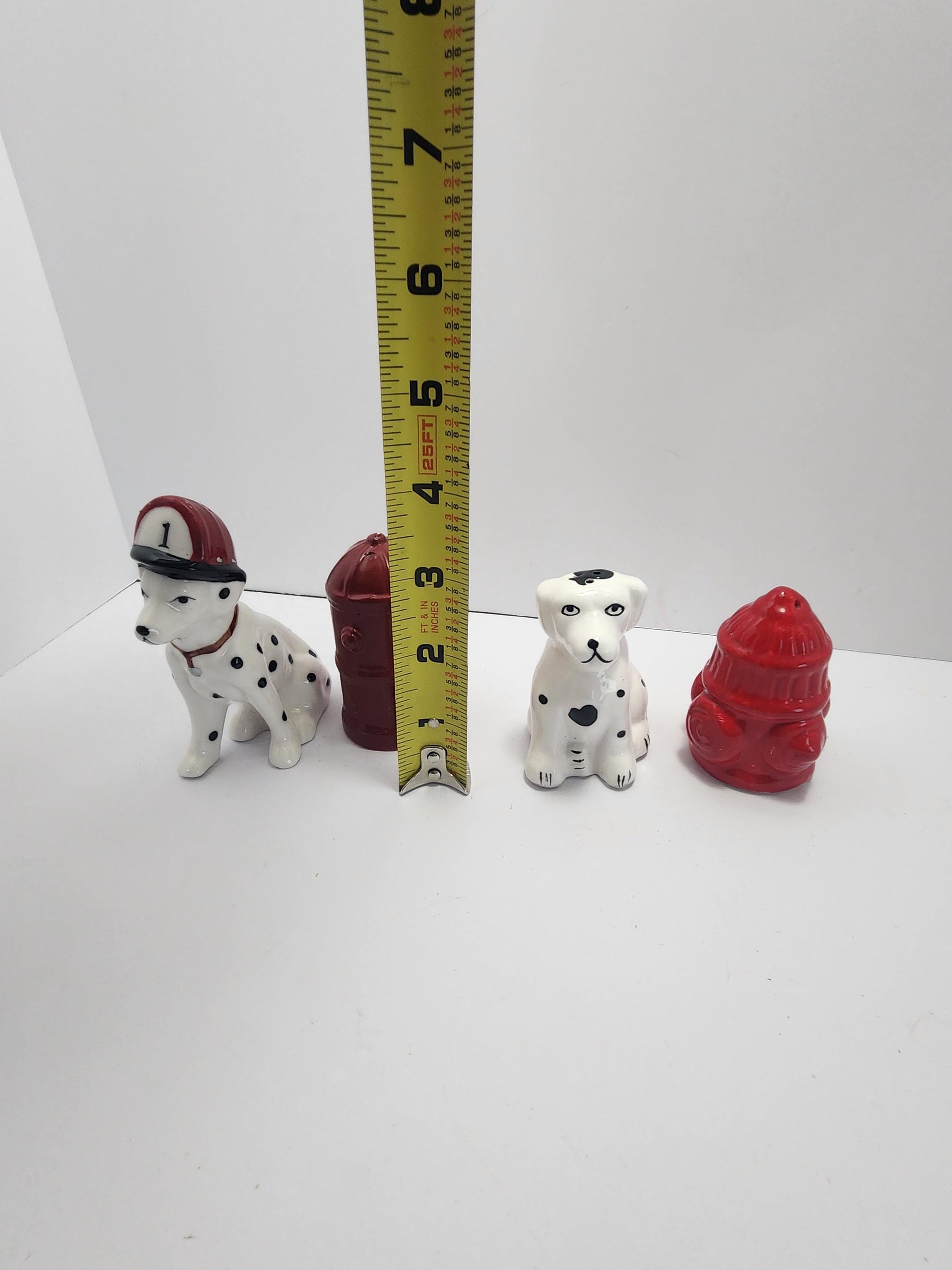 Dalmatians And Fire Hydrant Salt & pepper Shaker Sets - Dalmatians - Fire Hydrant - Fire Fighters - Salt and Pepper - Shakers