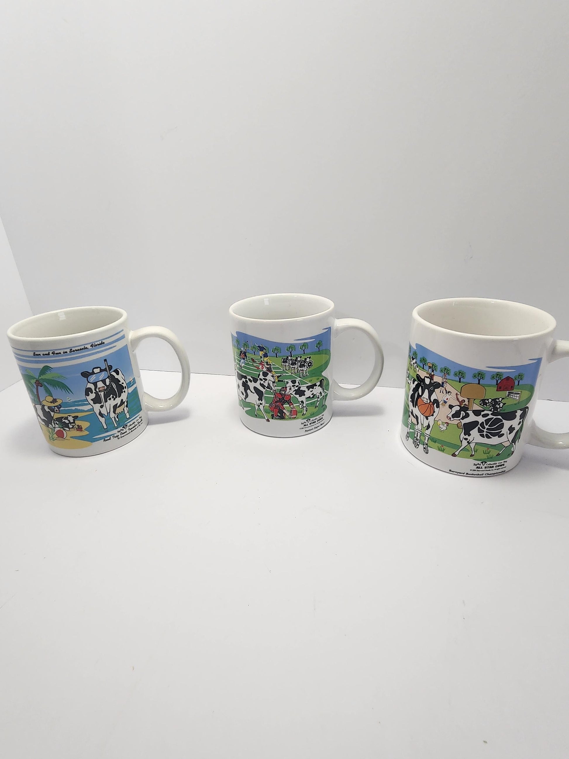 Collectable Cows Mugs Sports Edition Coffee Mugs - Mugs - Coffee - Coffee Mugs - Cows - Cow Decor - Cow Gift - Farmers