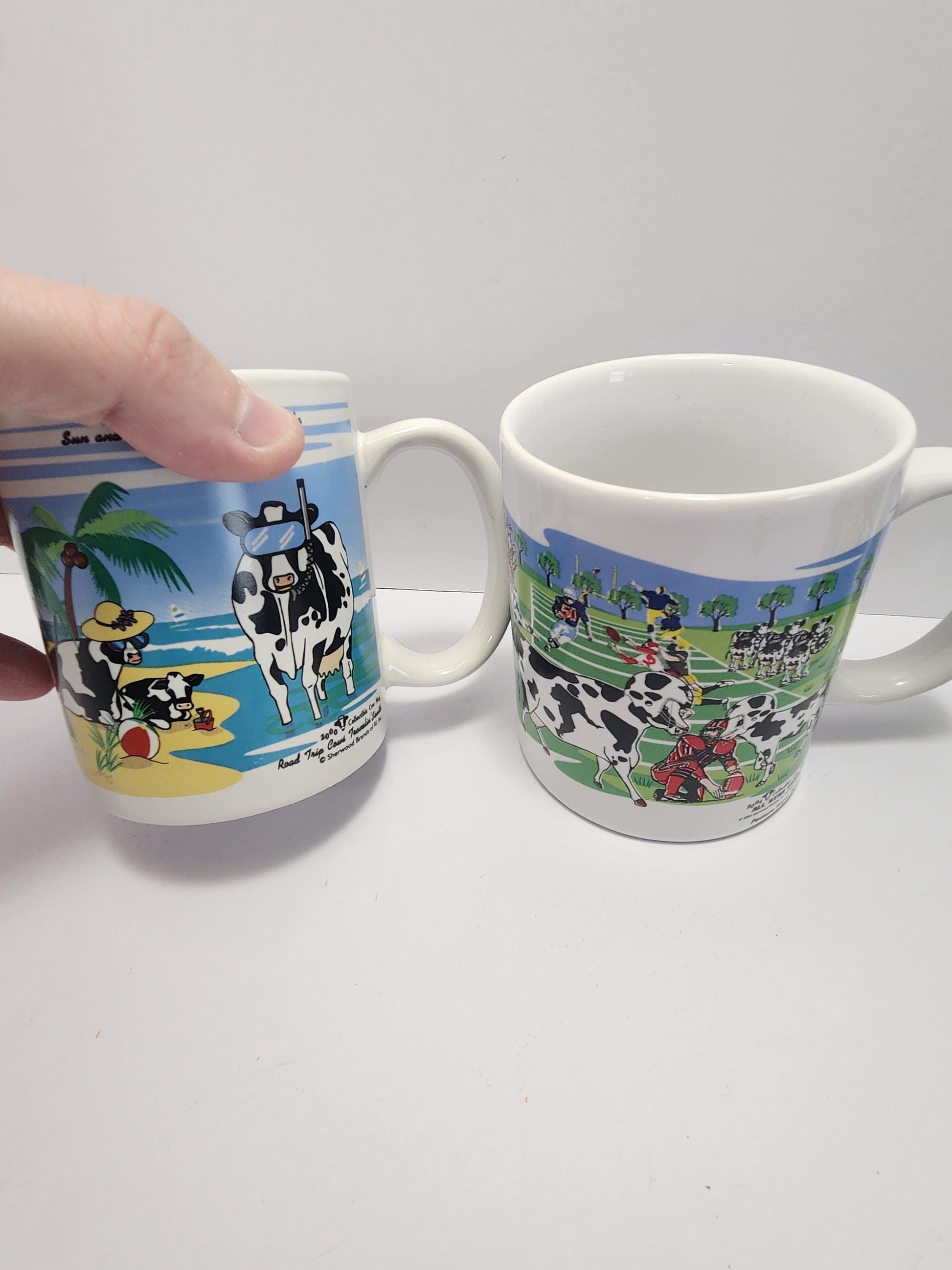 Collectable Cows Mugs Sports Edition Coffee Mugs - Mugs - Coffee - Coffee Mugs - Cows - Cow Decor - Cow Gift - Farmers