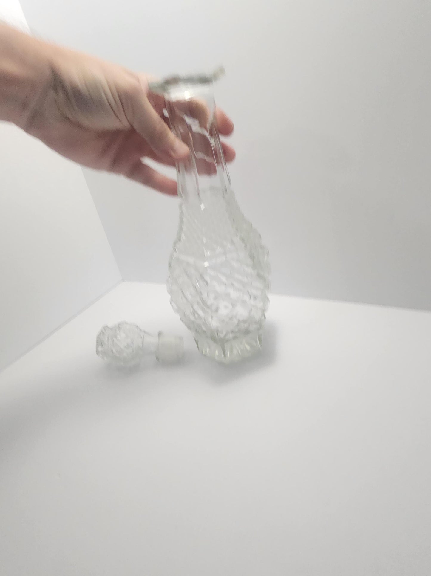 Antique Glass Decanter - Decanter - Glass - Glass Decanter - Vintage Glass - Vintage Decanter - Wine