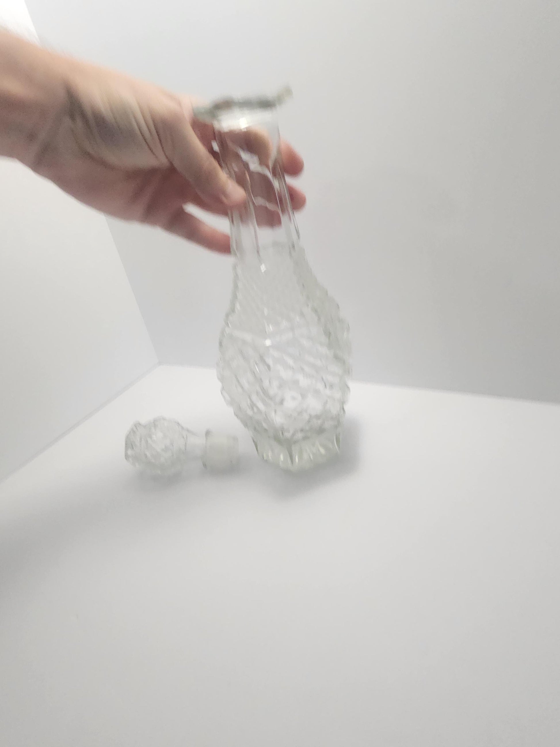 Antique Glass Decanter - Decanter - Glass - Glass Decanter - Vintage Glass - Vintage Decanter - Wine