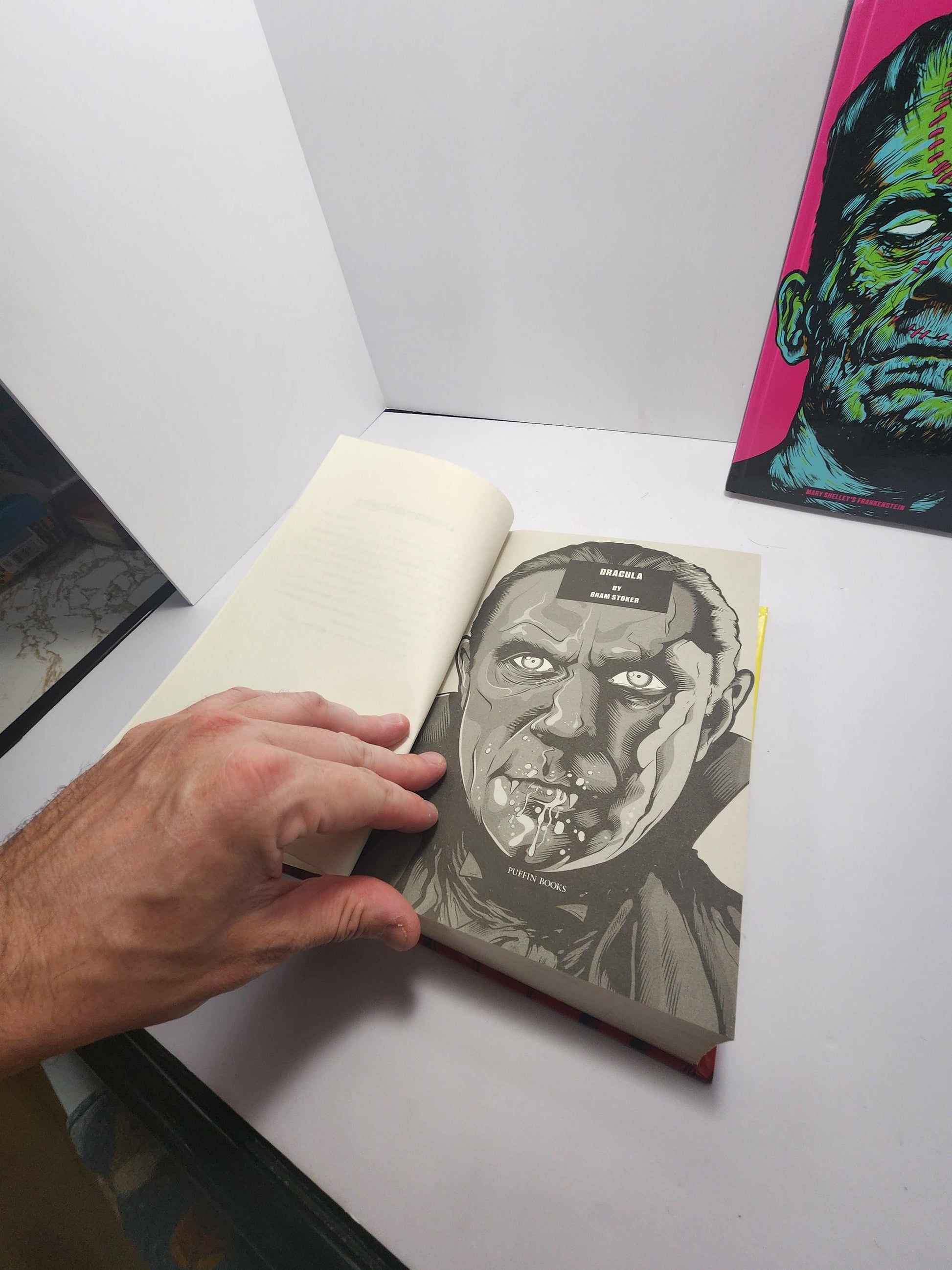 Monsters Dracula & Frankenstein Books - Mary Shelly - Bram Stoker - Monsters - Halloween - Halloween Books - Frakenstein - Dracula