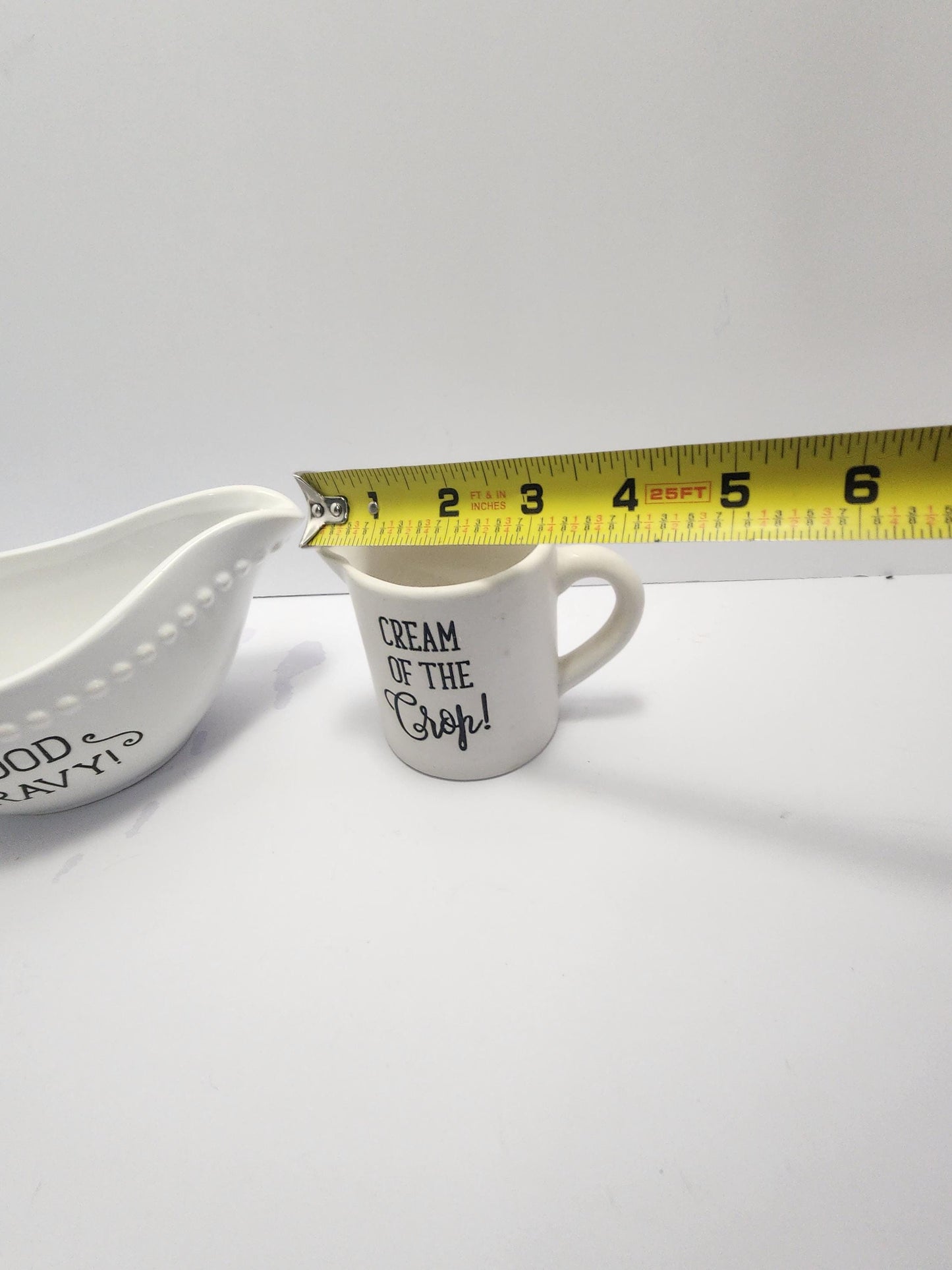 Cream Of The Crop & Good Gravy SET Of 2 - Creamery - Gravy - Gravy Dish - Kitchen - Bowls - Mugs - Kitchen Set - Dinnerware