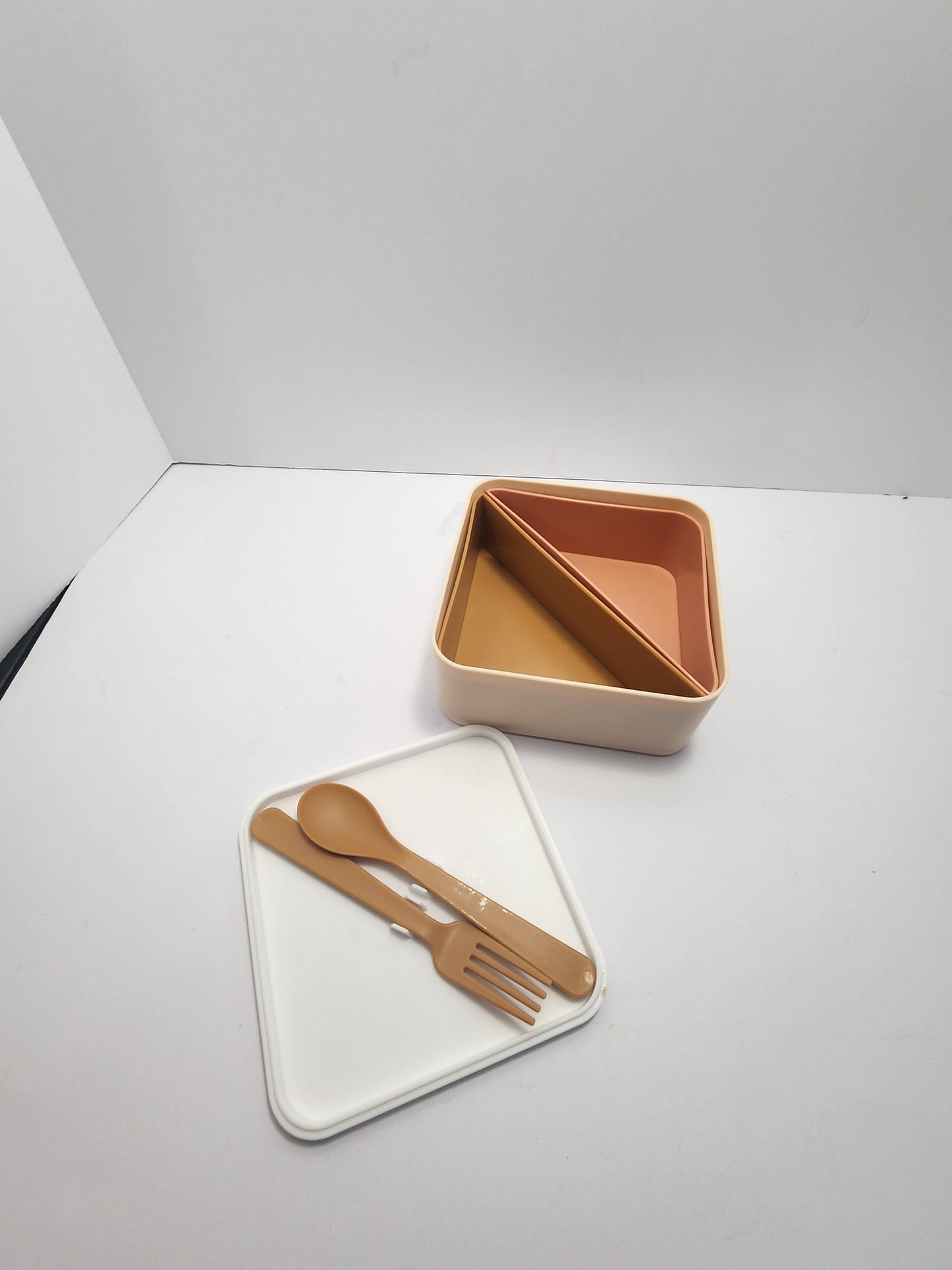 Bento Plastic Box Kit Set - Bento - Bento Box - Tupperware - Dinnerware - Lunchbox - Lunch - Plates - Bento Set