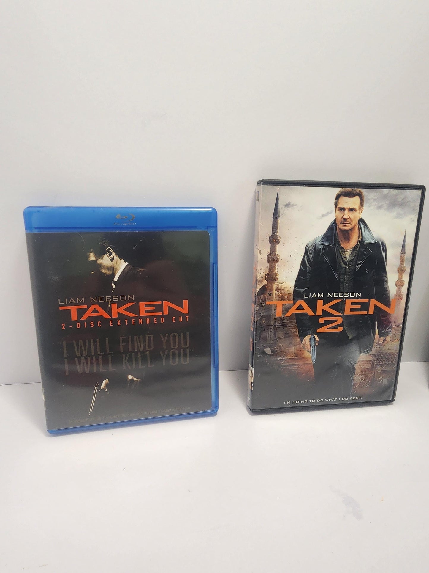 Liam Neeson Taken 1 2 3 Full Collection With 1 Blue Ray - Liam Neeson - Taken - Taken Movie - Movies - Movie Set - Dvds - Blueray - Movies