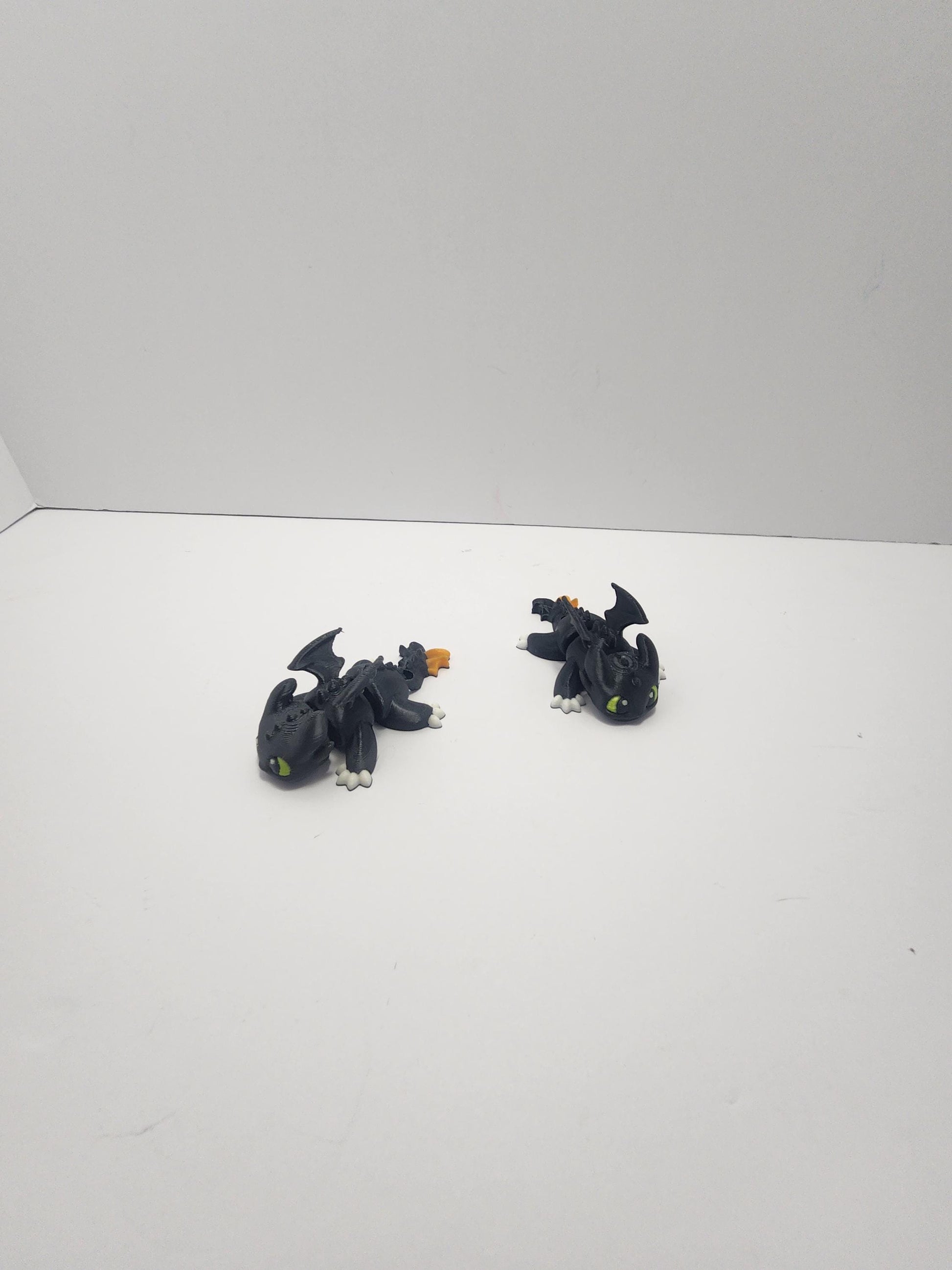 How To Train Your Dragon Homemade Toothless Moveable 3D Printed Figure - Dragons - Toothless - How To Train Your Dragon - Dragon Figures